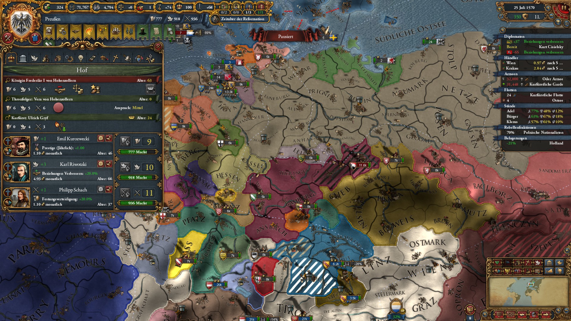 Female Prussian Rulers are OP as well r/eu4