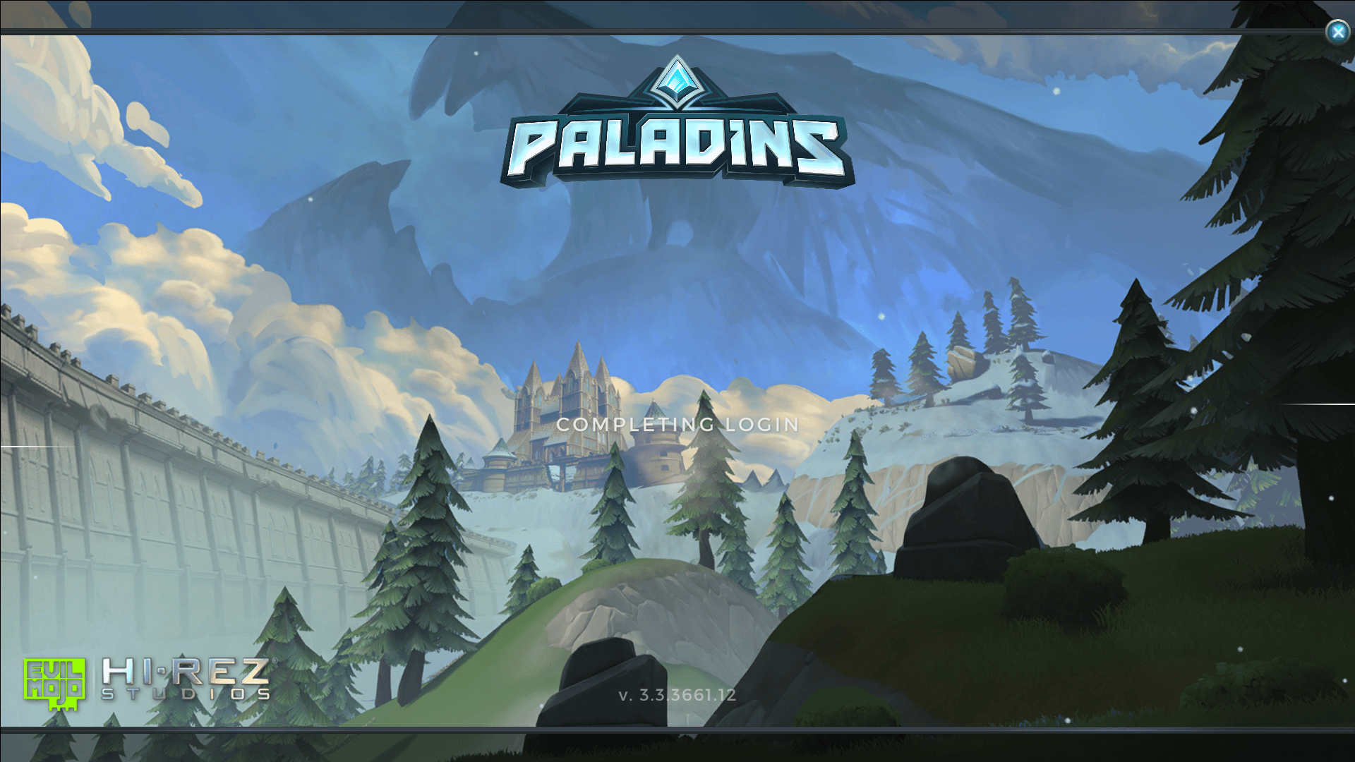 for some weird reason when i start paladins game freezes on COMPLETING