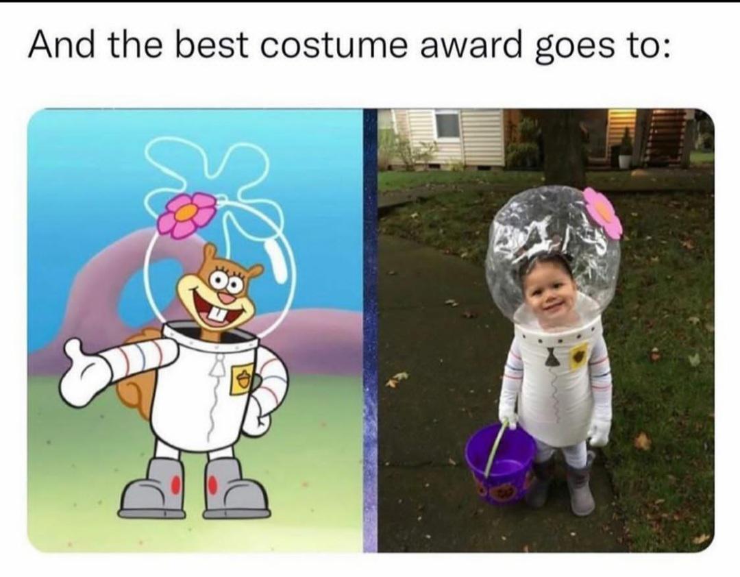 Best Halloween costume [{Sandy Cheeks} spongebob squarepants] r/halloween