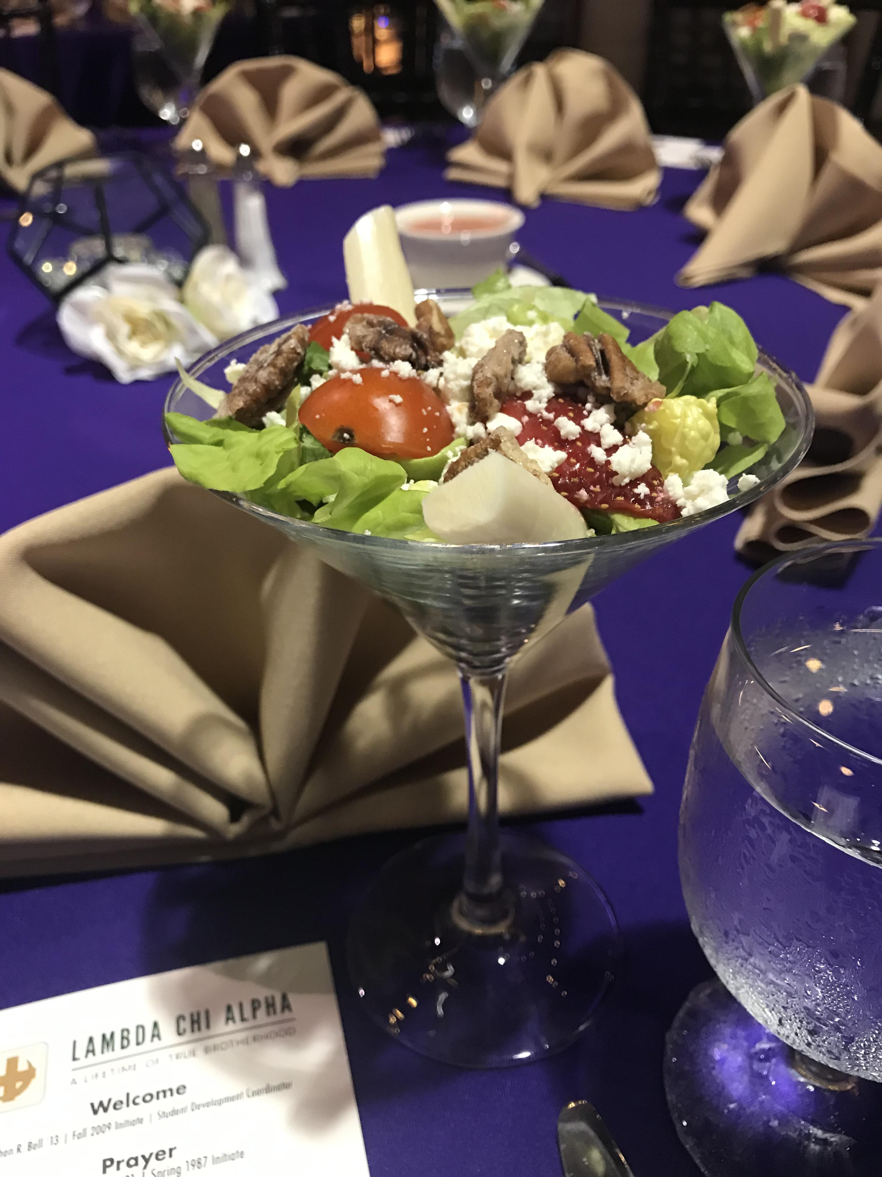 Salad served in Martini glass r/WeWantPlates