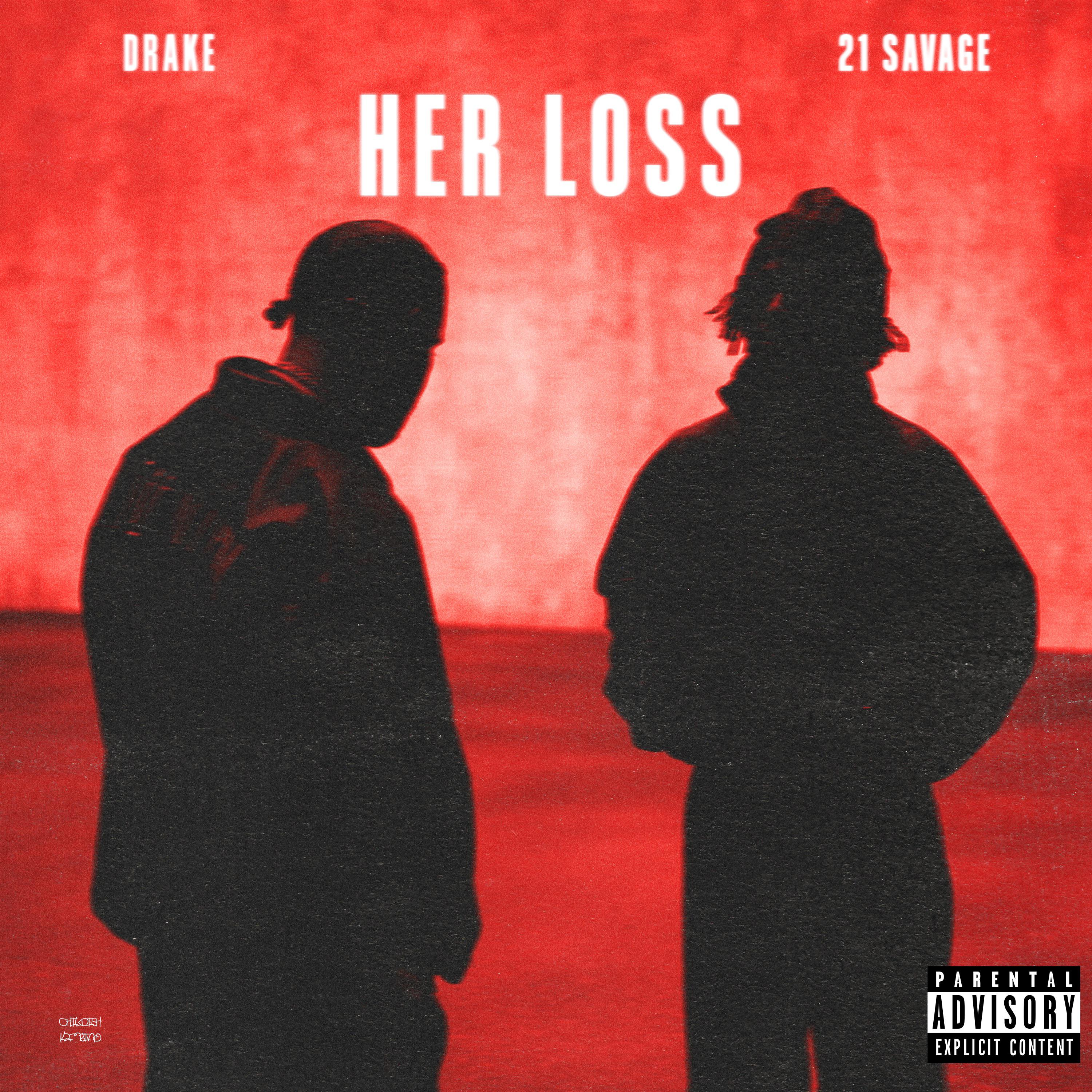 Her Loss cover art design by me 👨🏾‍🍳 r/freshalbumart