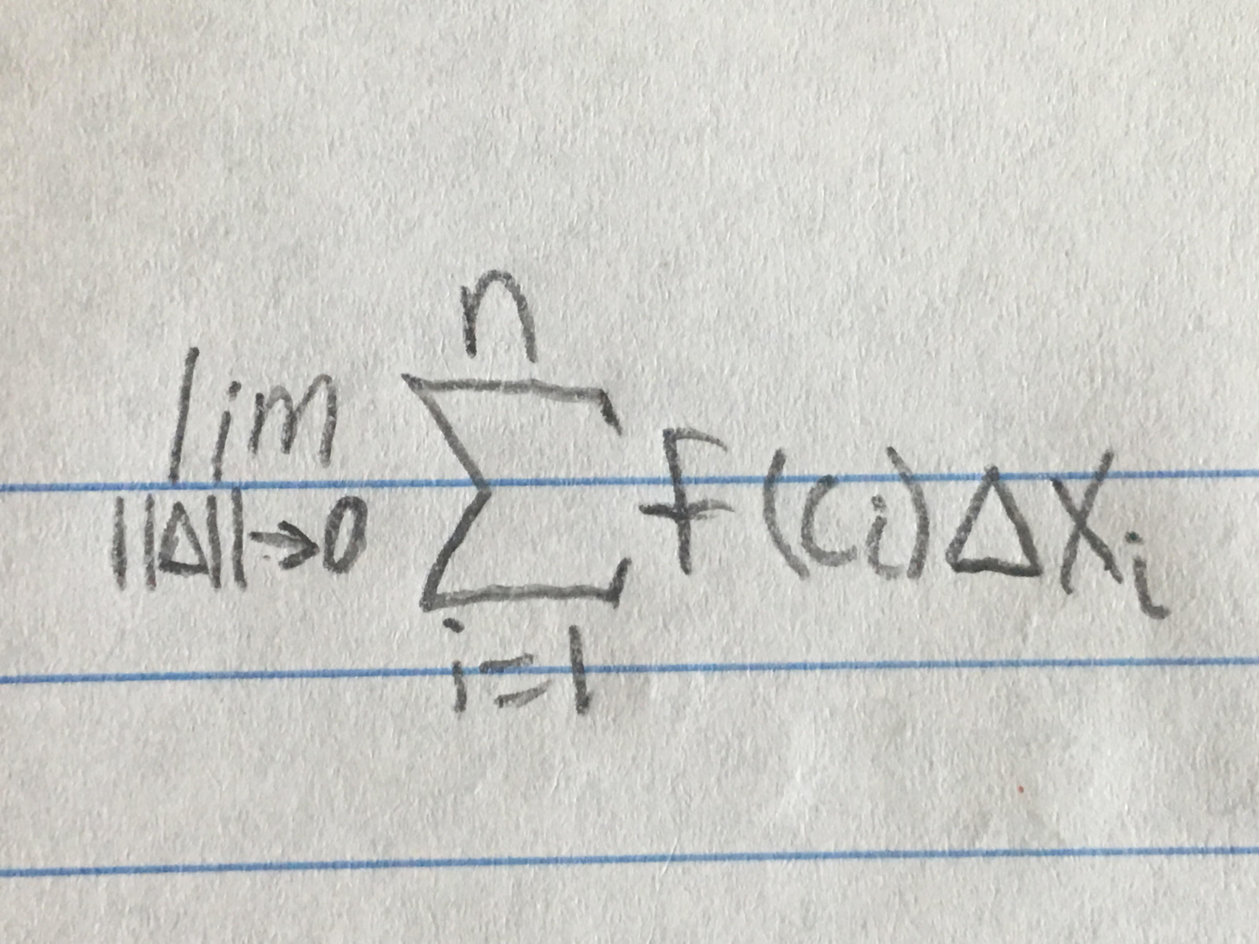 Definite integral as a limit of a Riemann Sum. I don't get it. calculus