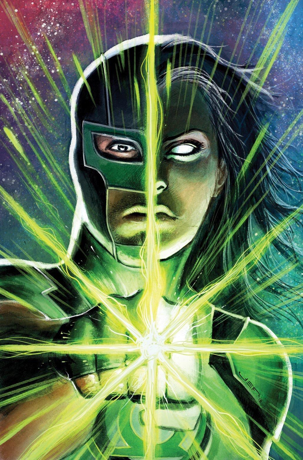 Green Lanterns annual cover artwork by Juan Ferreyra