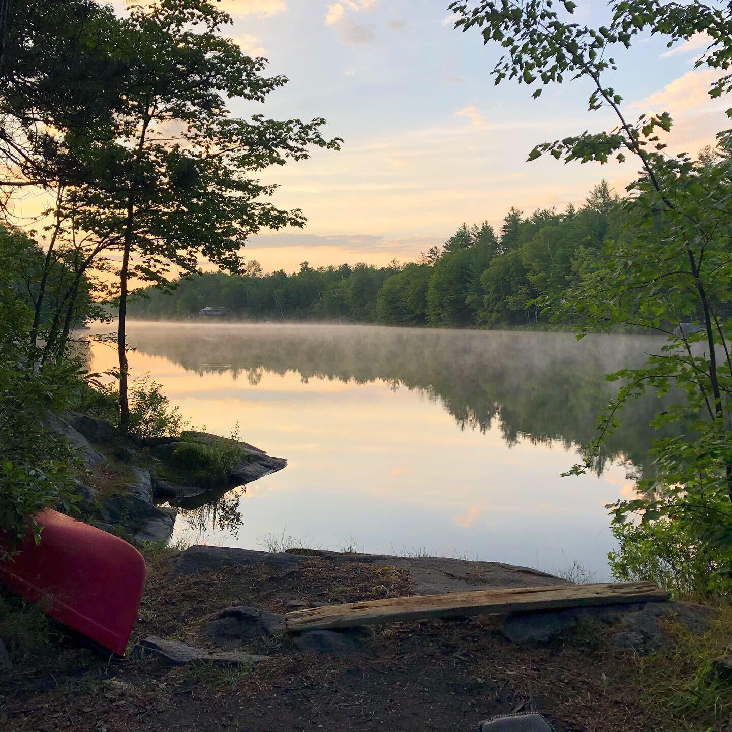 Beautiful Sunrise on Long Lake, Kawartha Highlands Provincial Park