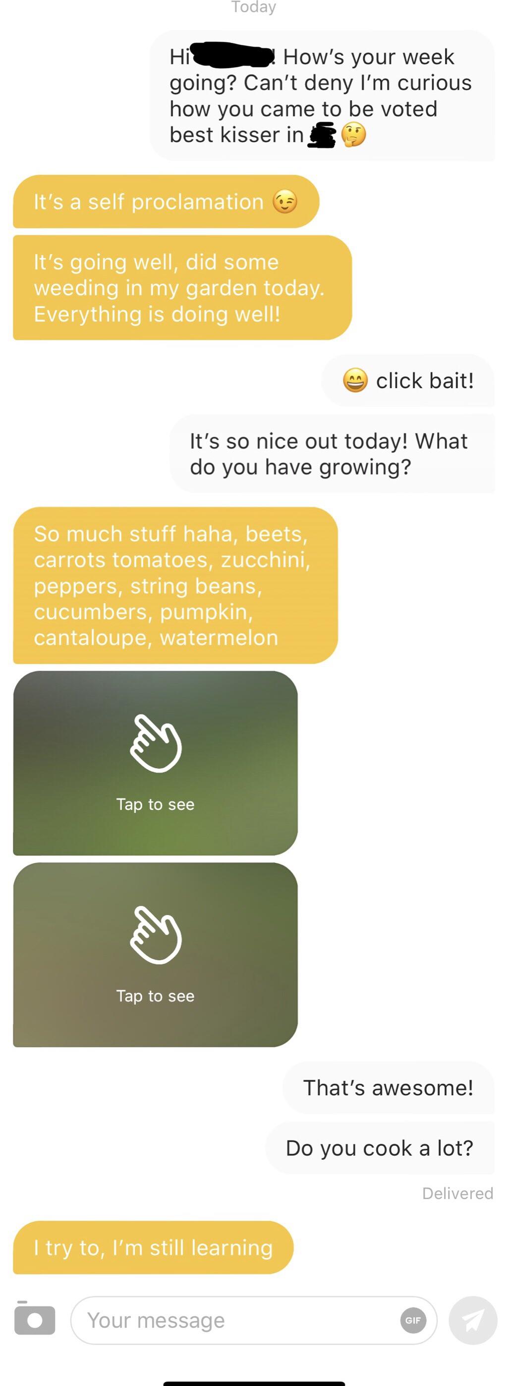 WHY DO MEN NOT ASK QUESTIONS? Is this just me? Bumble