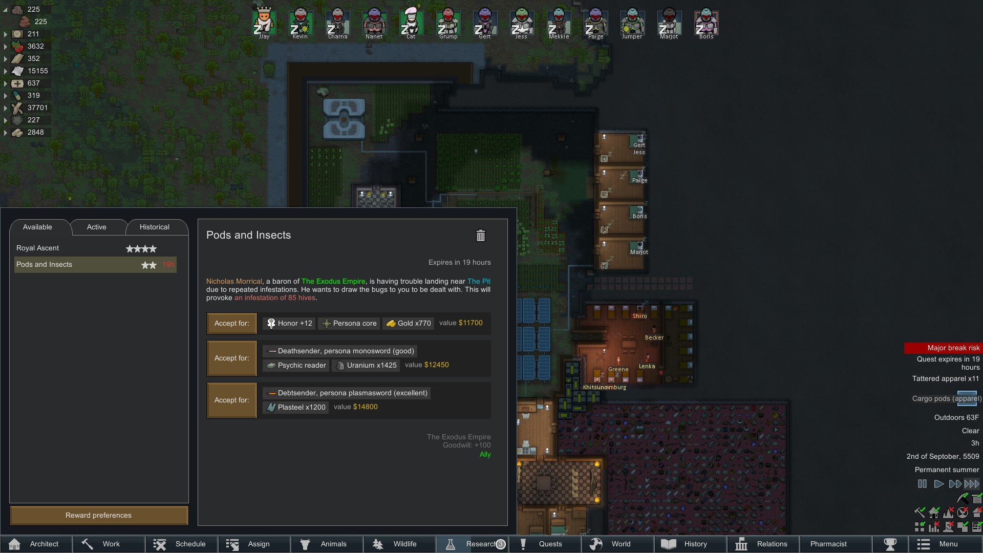 How is this quest even remotely worth it??? r/RimWorld