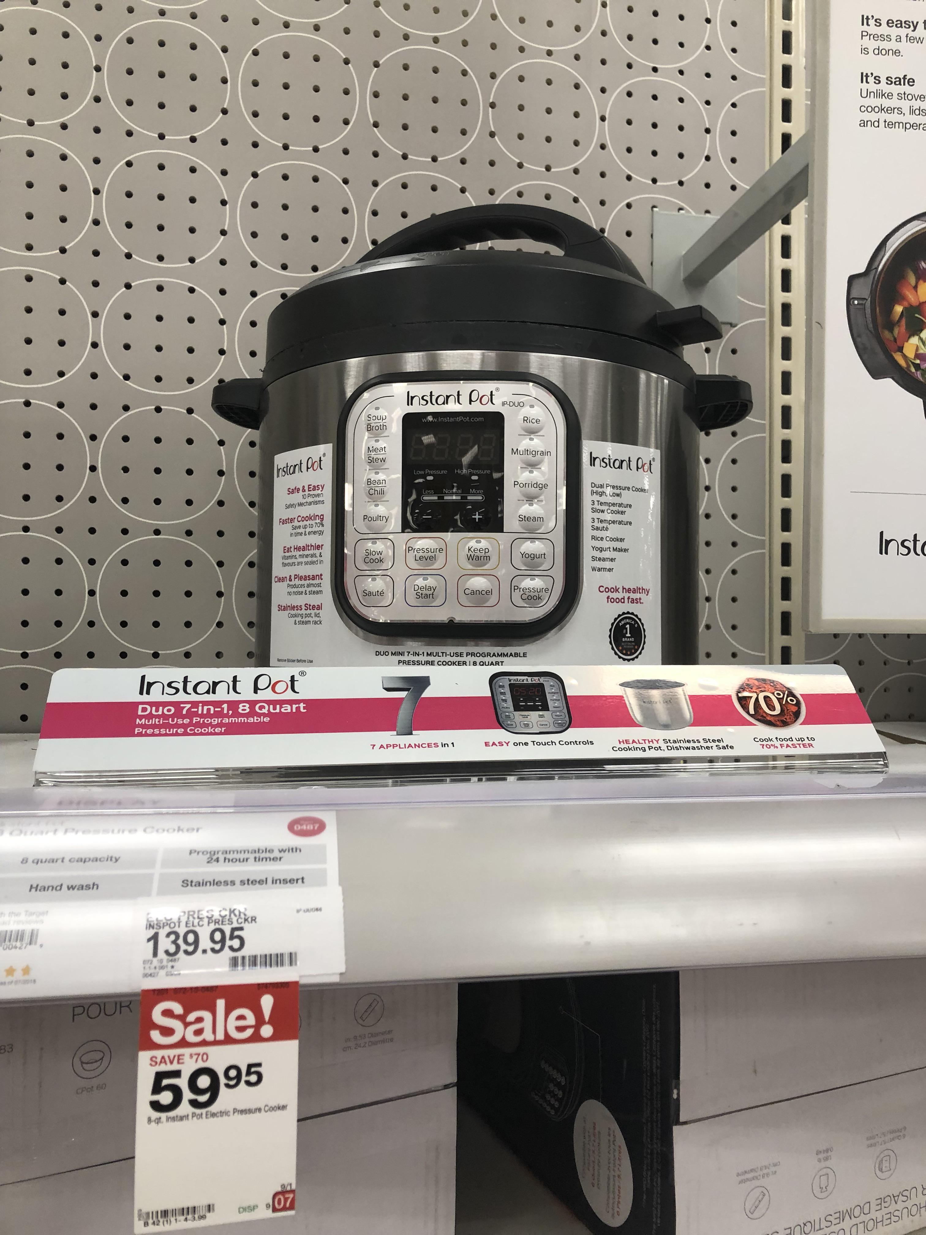 8 quart duo super on sale at target right now! r/instantpot