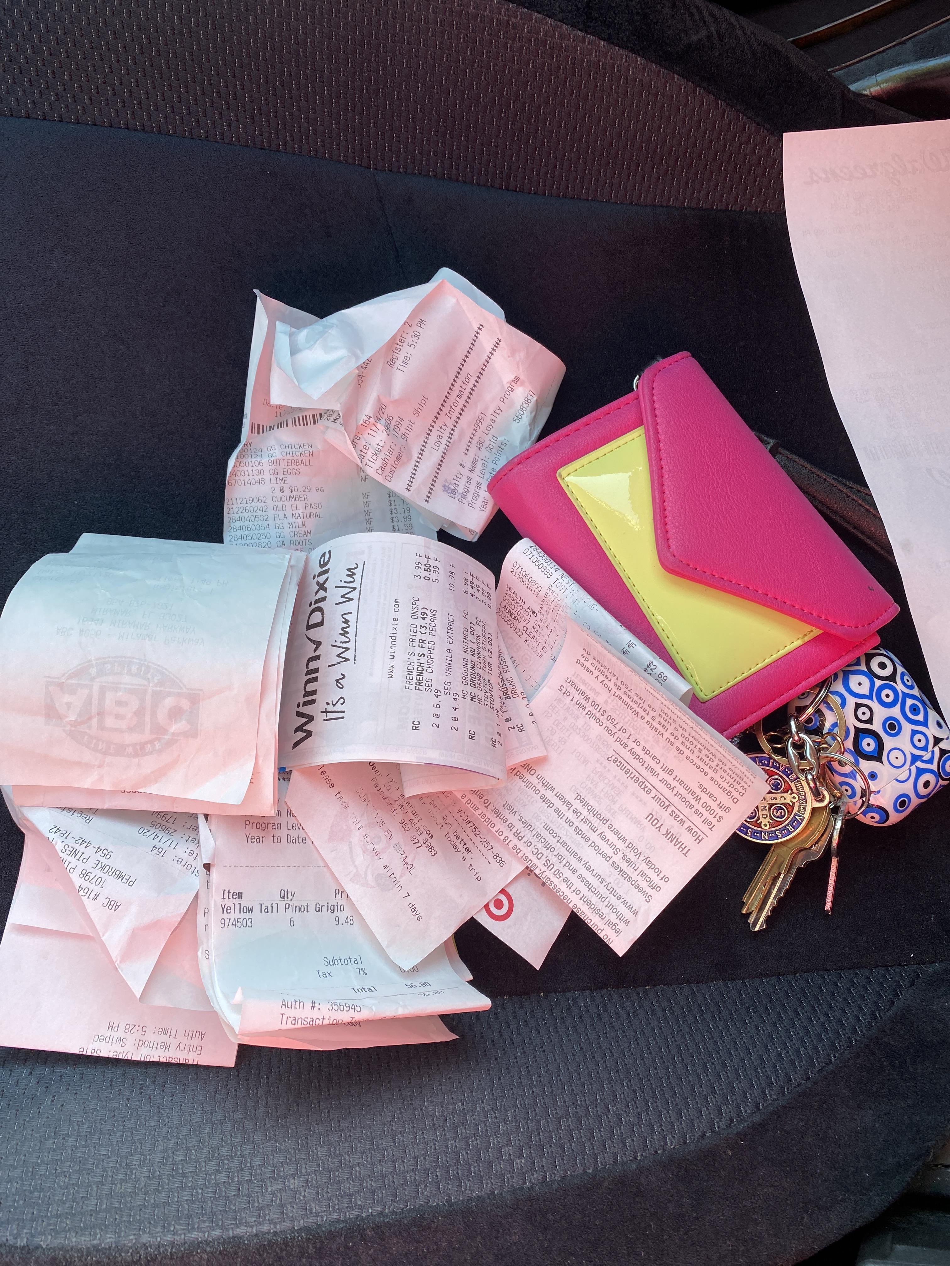 How long do you keep the receipts?