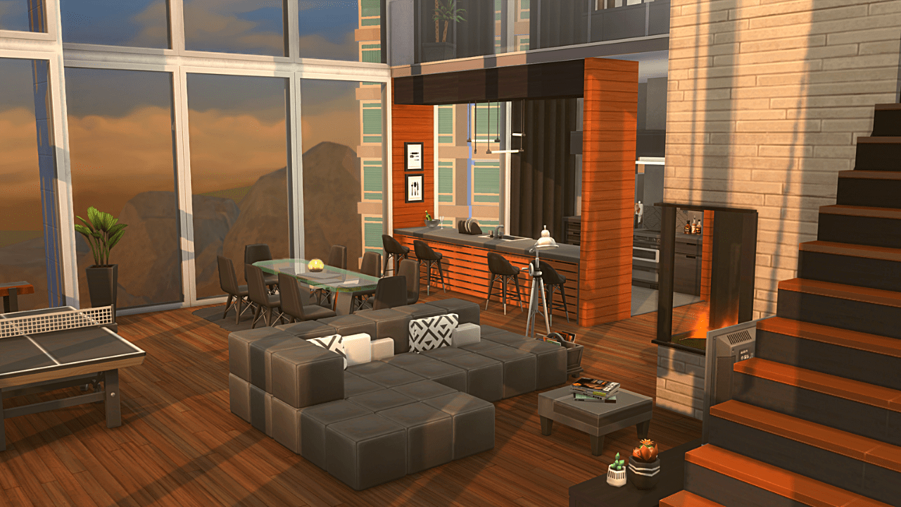I renovated the IX Landgraab Apartment in San Myshuno and turned it
