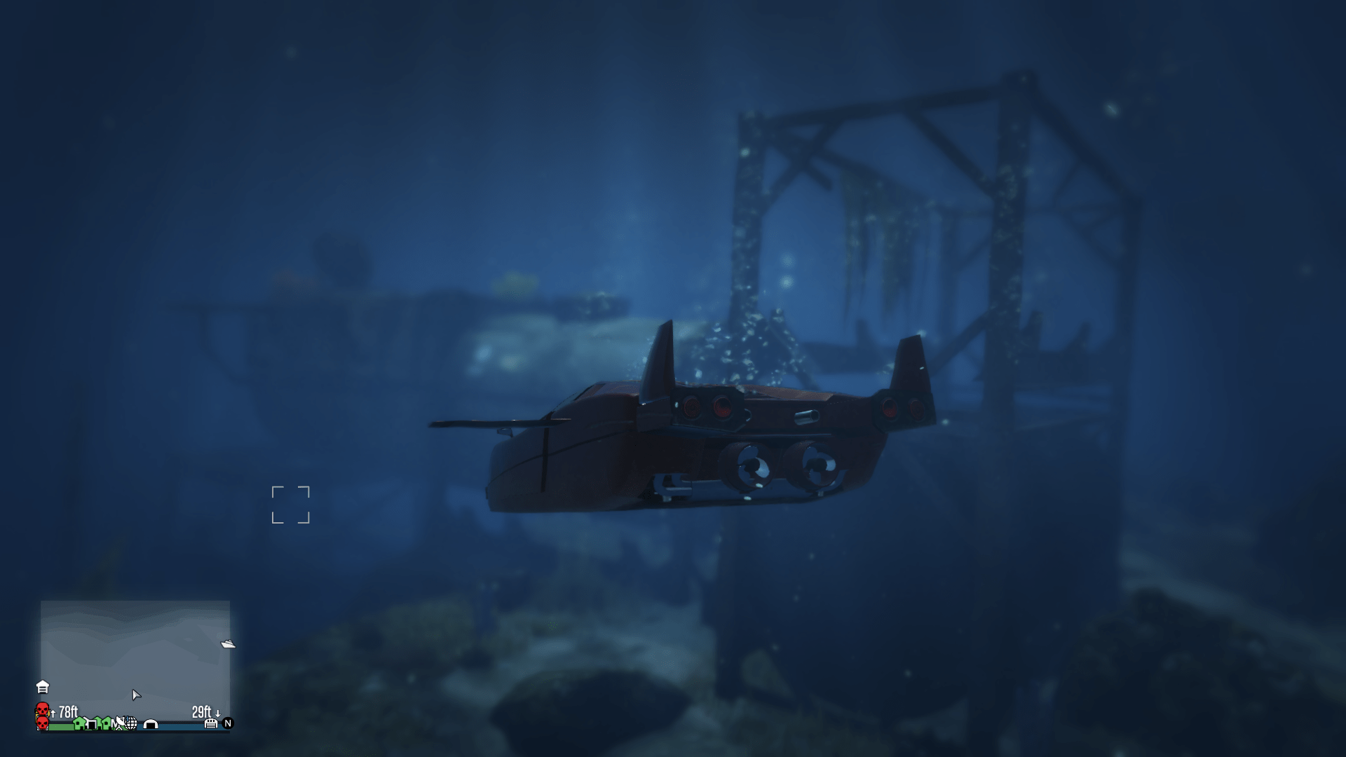 I found this large underwater structure off the coast of the Pacific