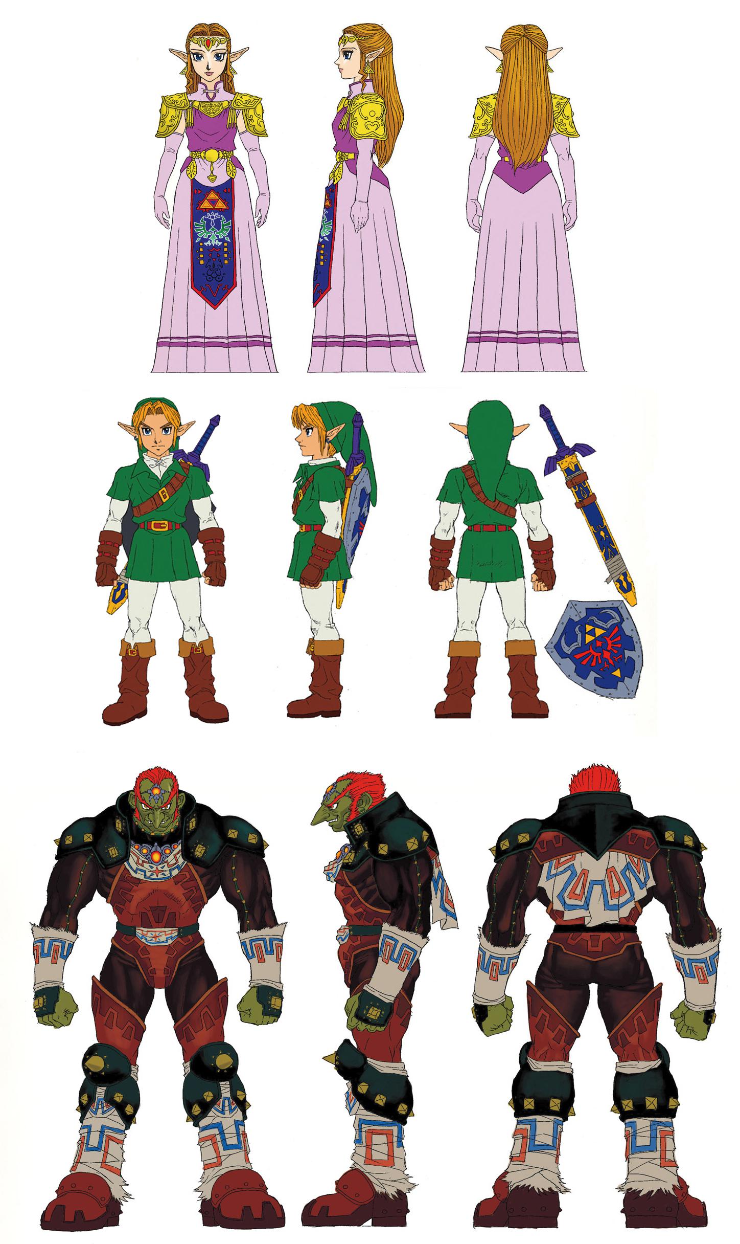 Legend Of Zelda Ocarina Of Time Official Art