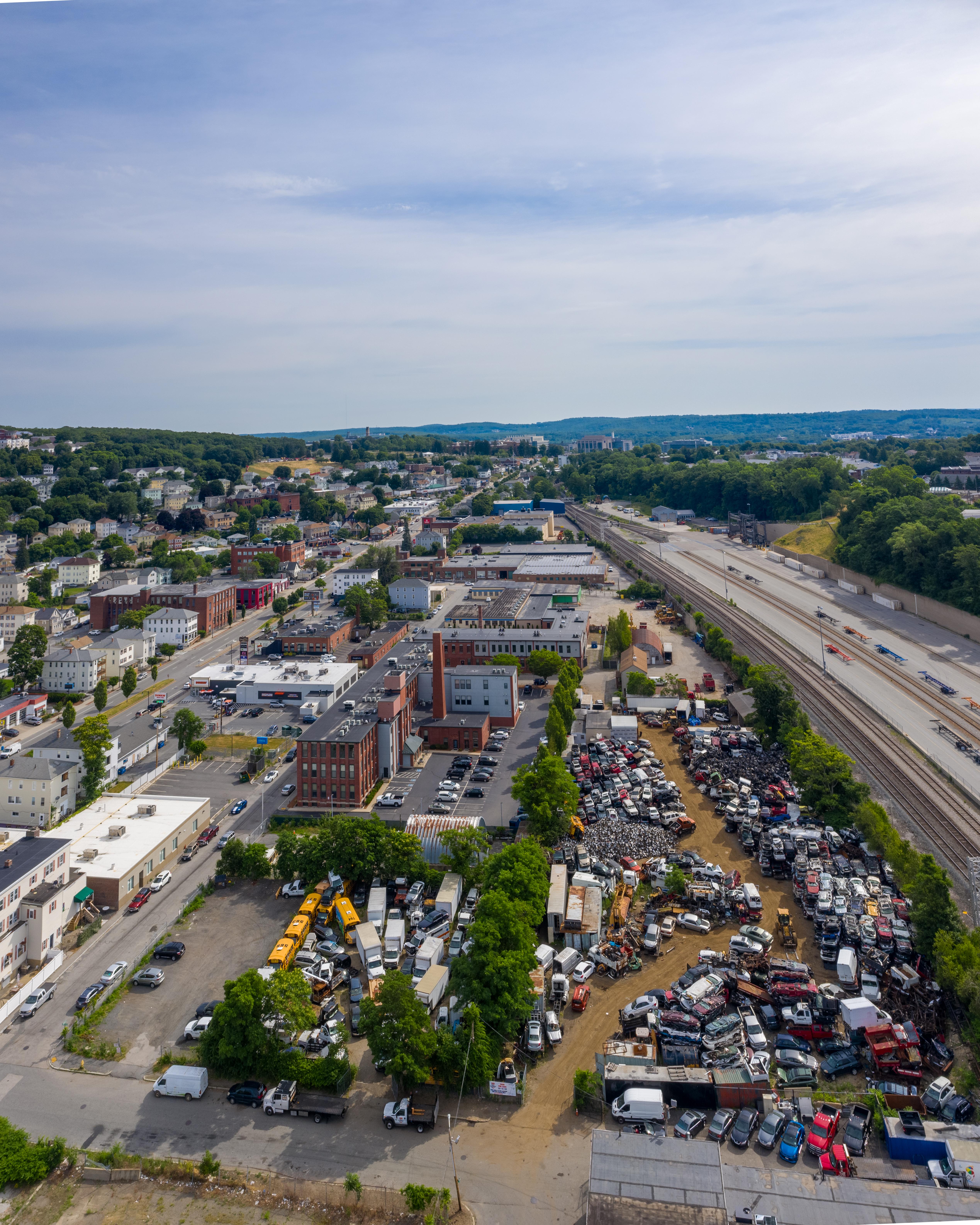 Off Shrewsbury St. Worcester, MA Blue Skies This morning r