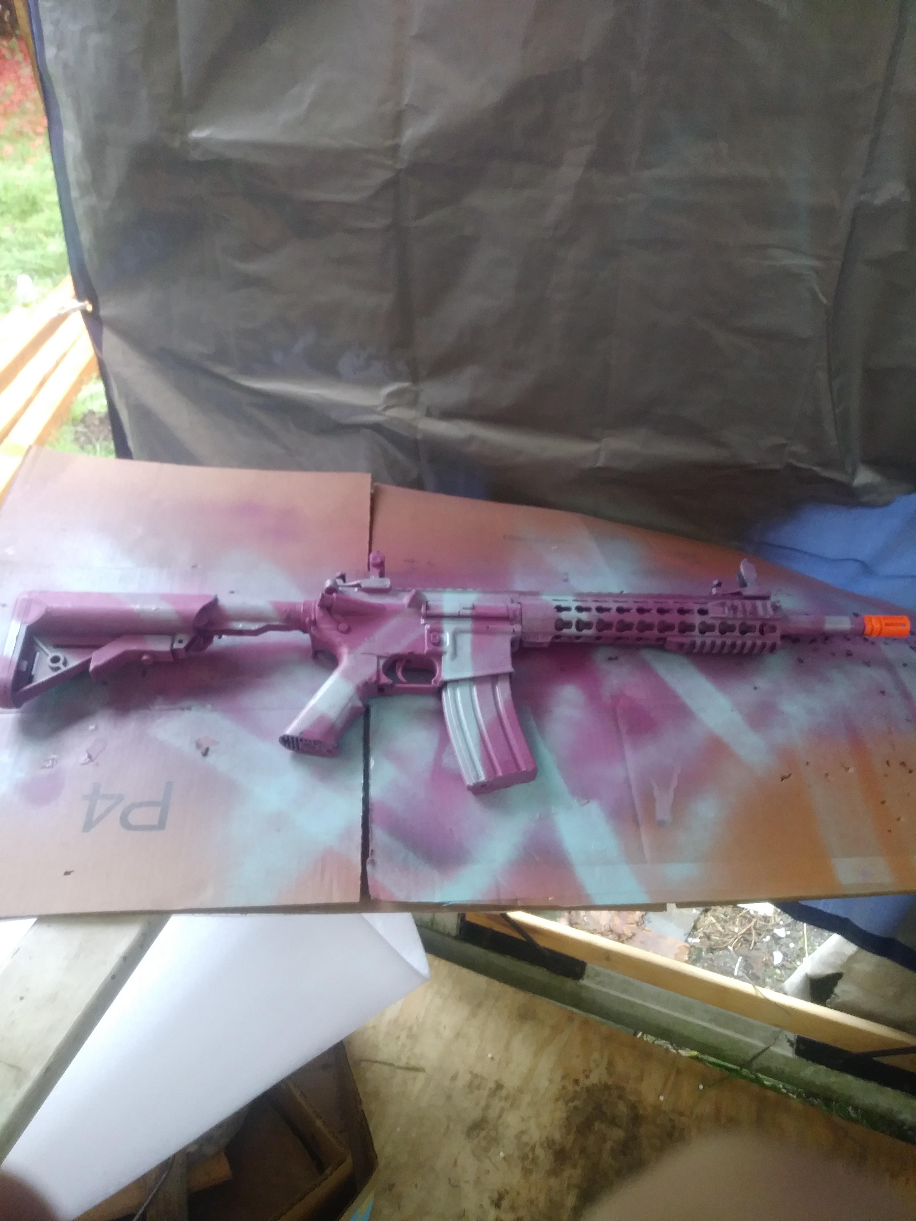 My homemade airsoft gun paint style r/airsoft
