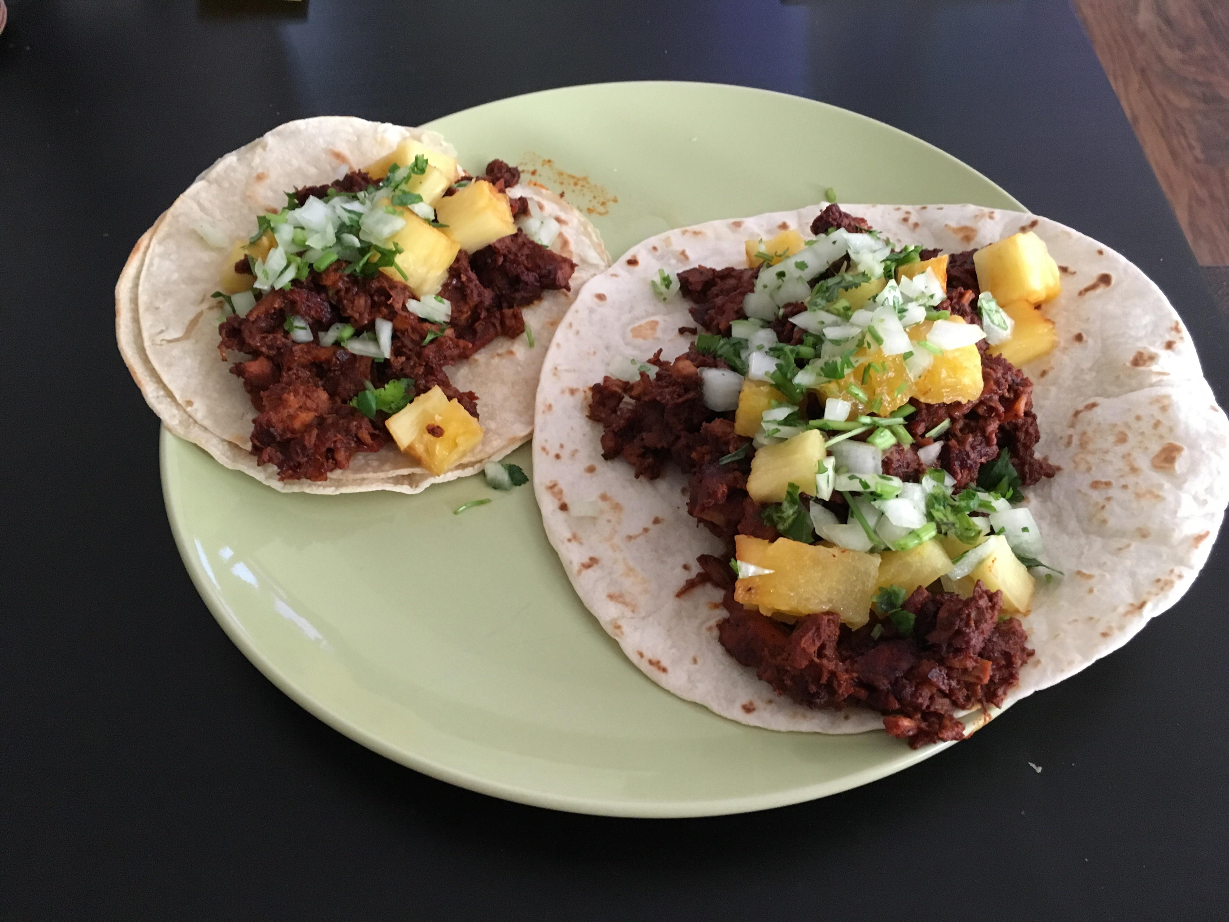 Tried my hand at Kenji’s al pastor tacos r/seriouseats