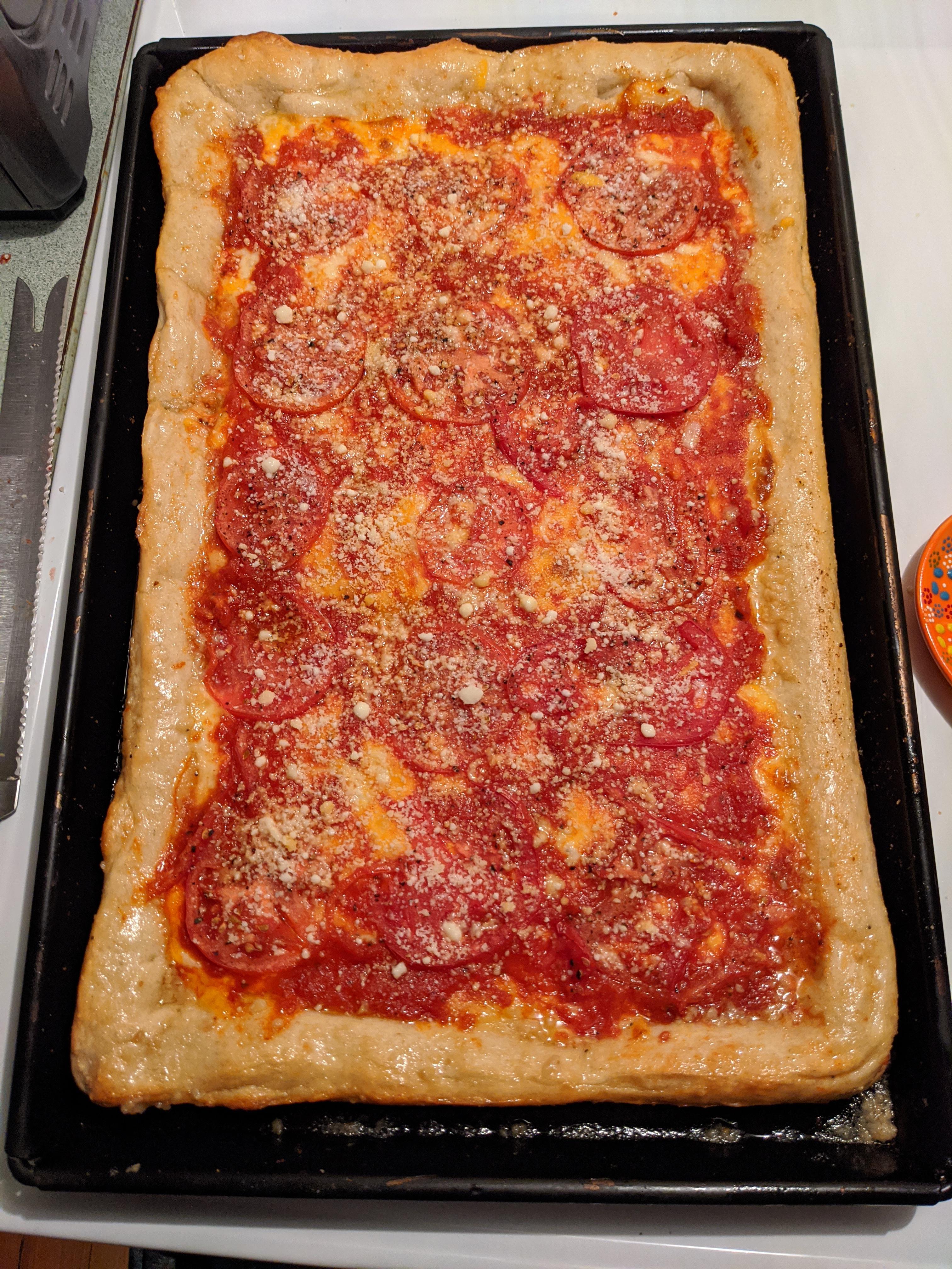 Decided to make some Honey Dough Cheese Pizza r/Pizza