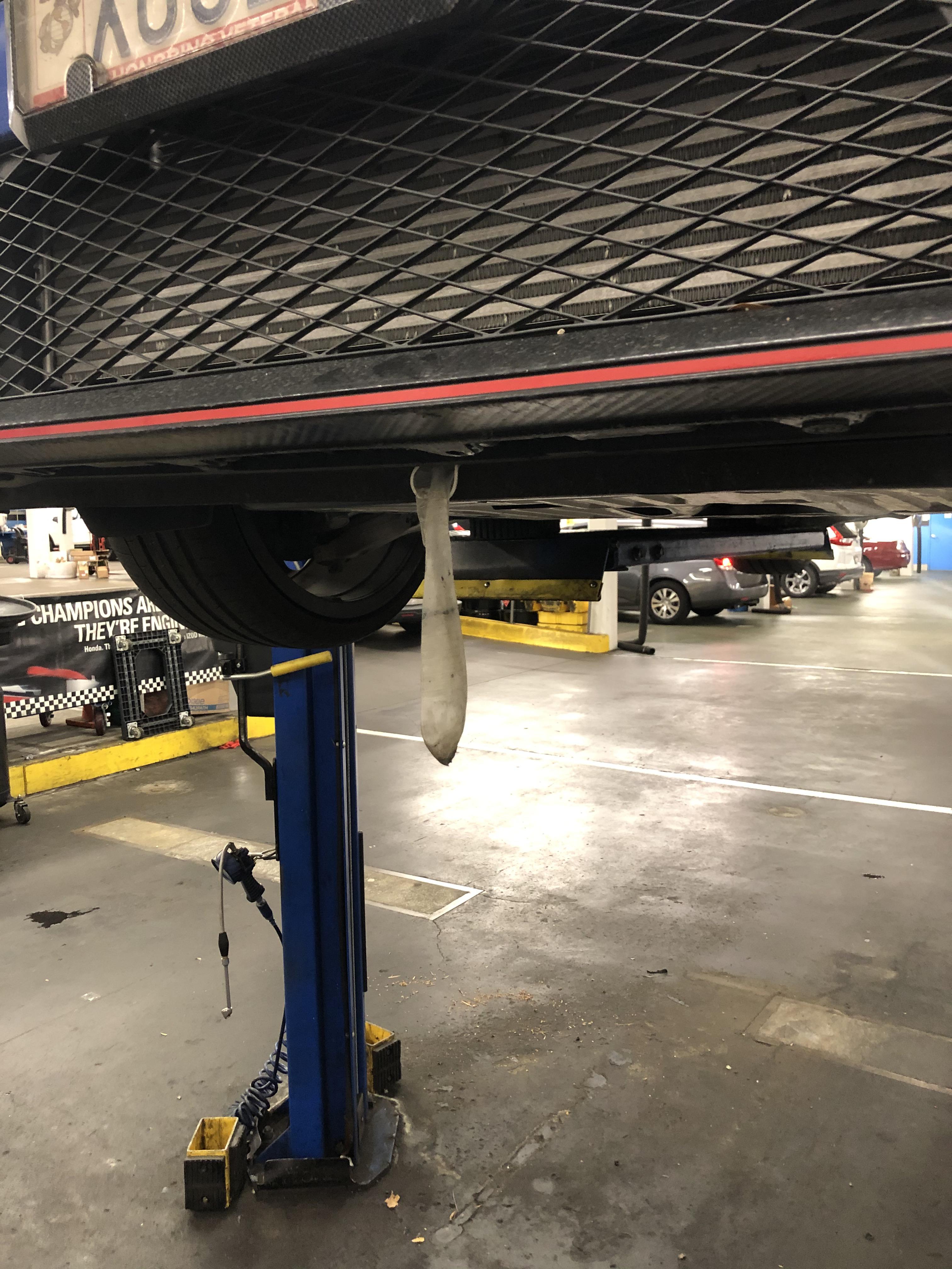 Aftermarket tow hook on type R? Another day in Oakland. r