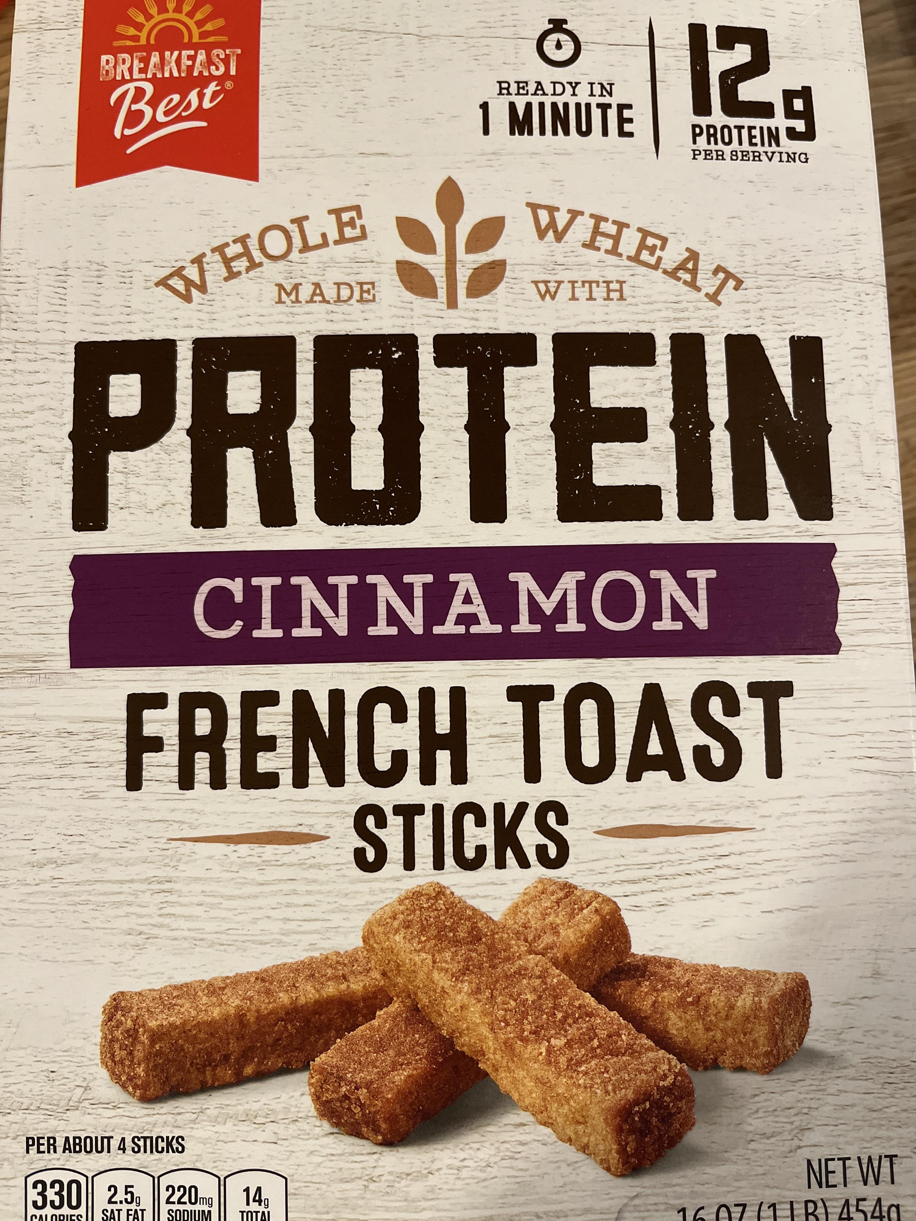 Protein French Toast Sticks. Didn’t have high hopes but I was pleasantly surprised! aldi