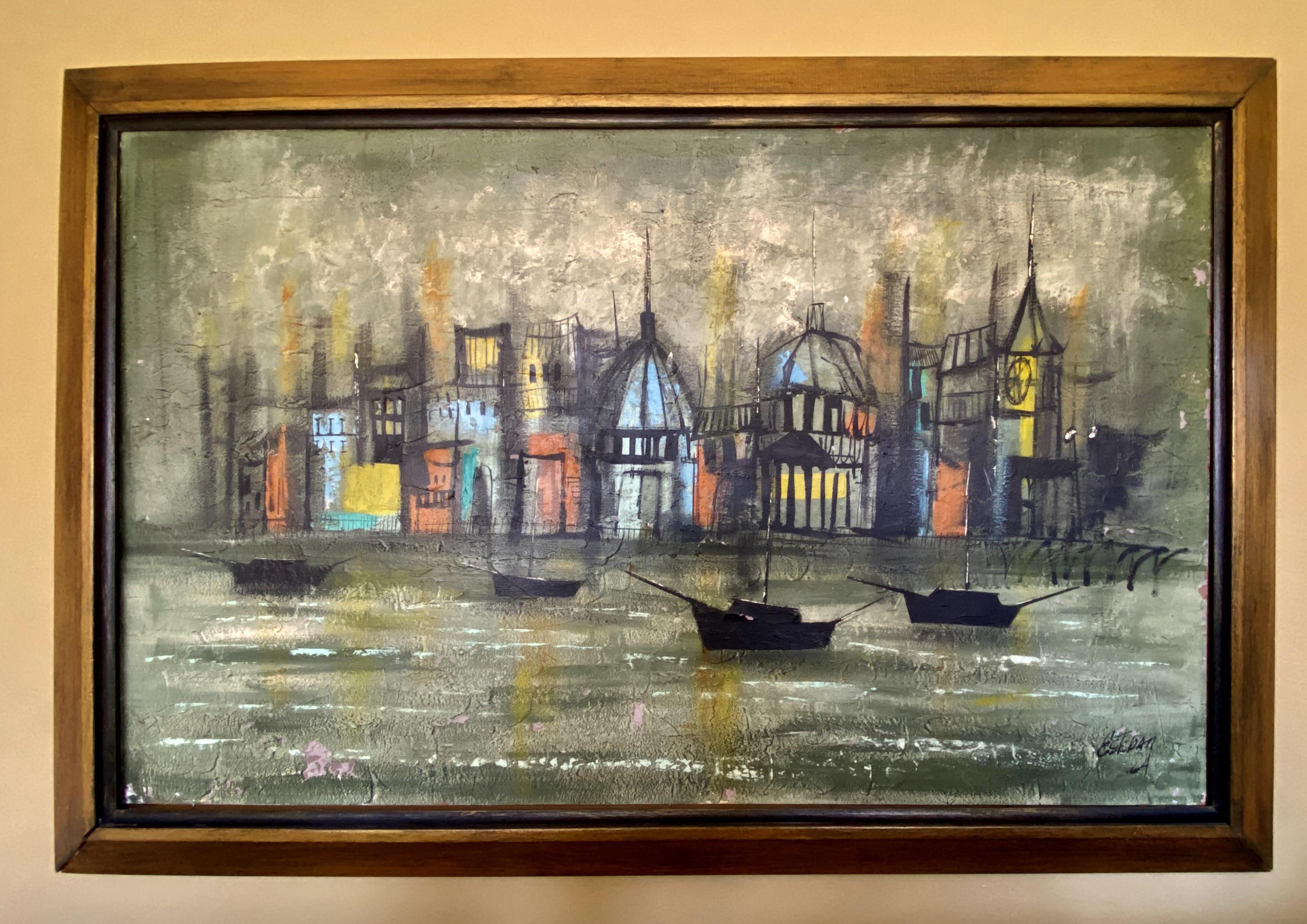 Please help identify our thrift store painting. Bought in. Ventura, CA