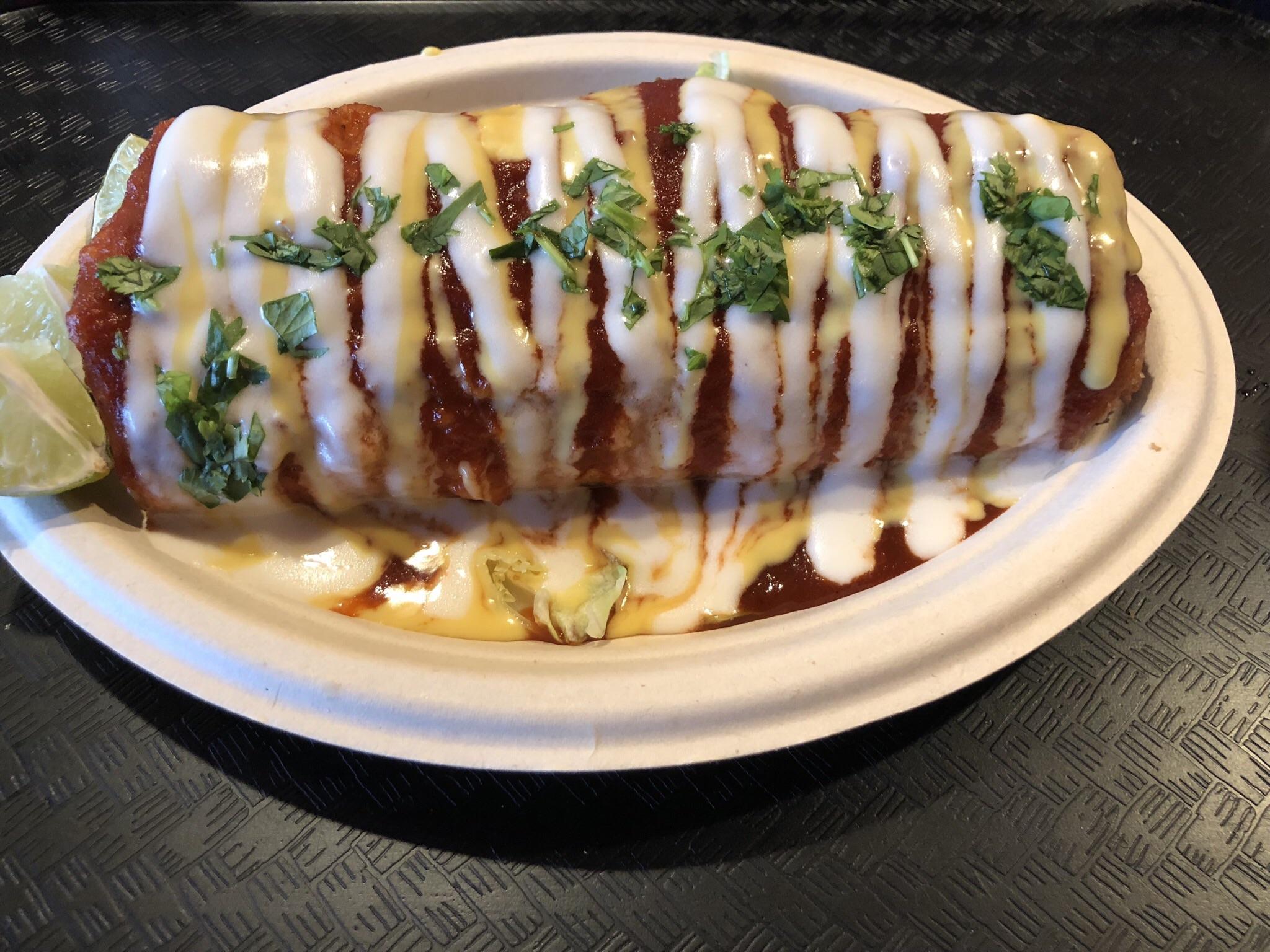 Doomies Next Mex all vegan Mexican place in Hollywood California. vegan