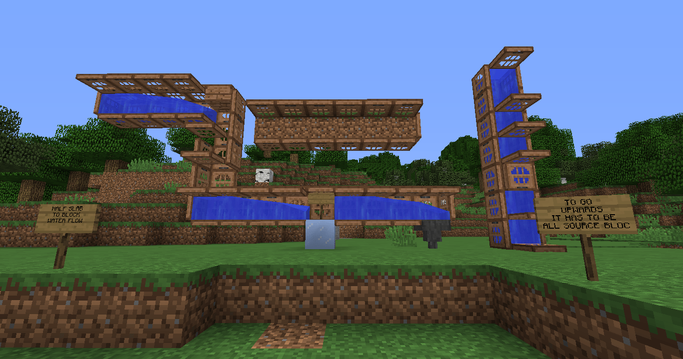 UPDATE on trapdoors piping technique r/Minecraft