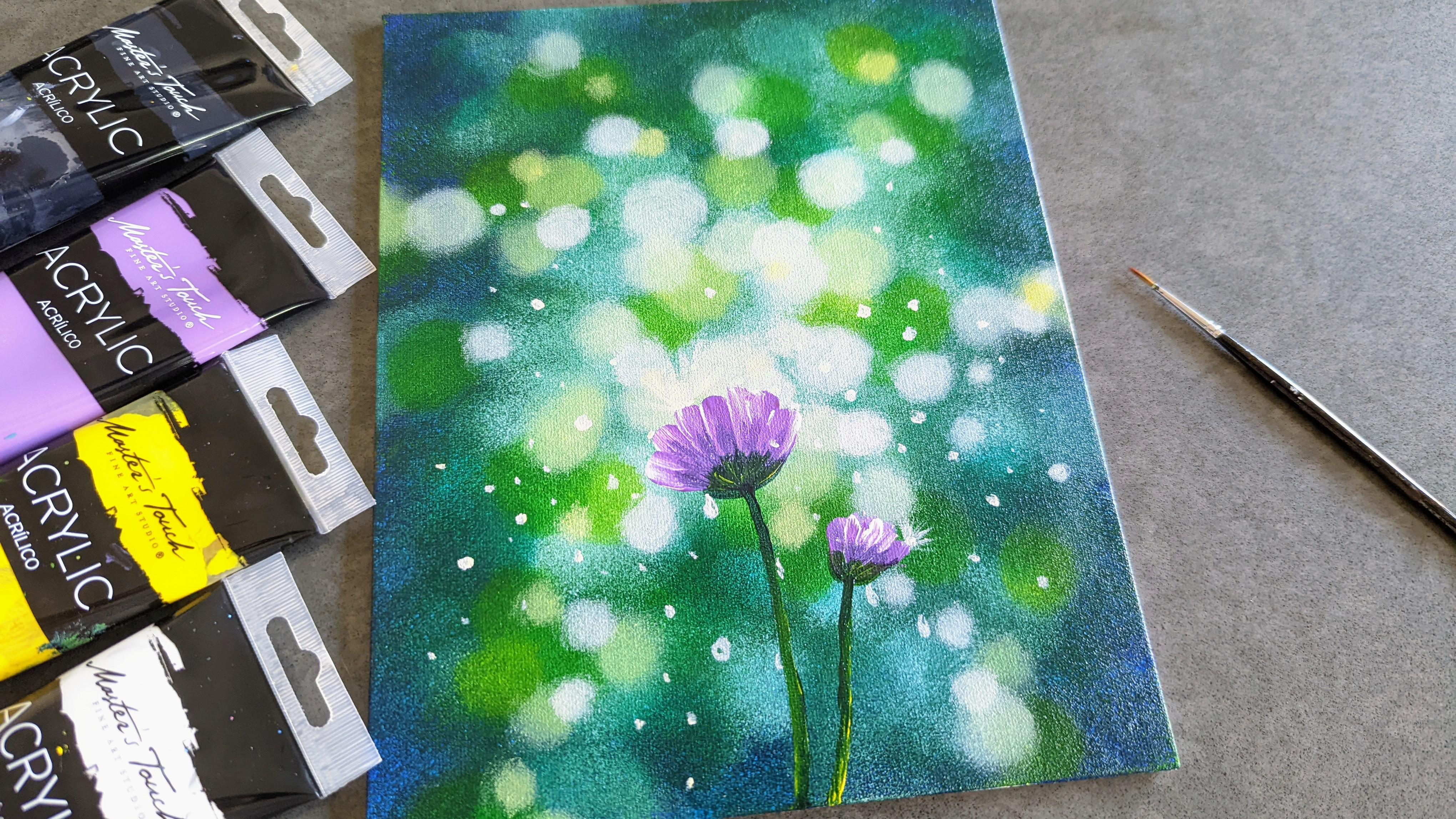 Part 2, Simple Acrylic Bokeh background, the full tutorial video link