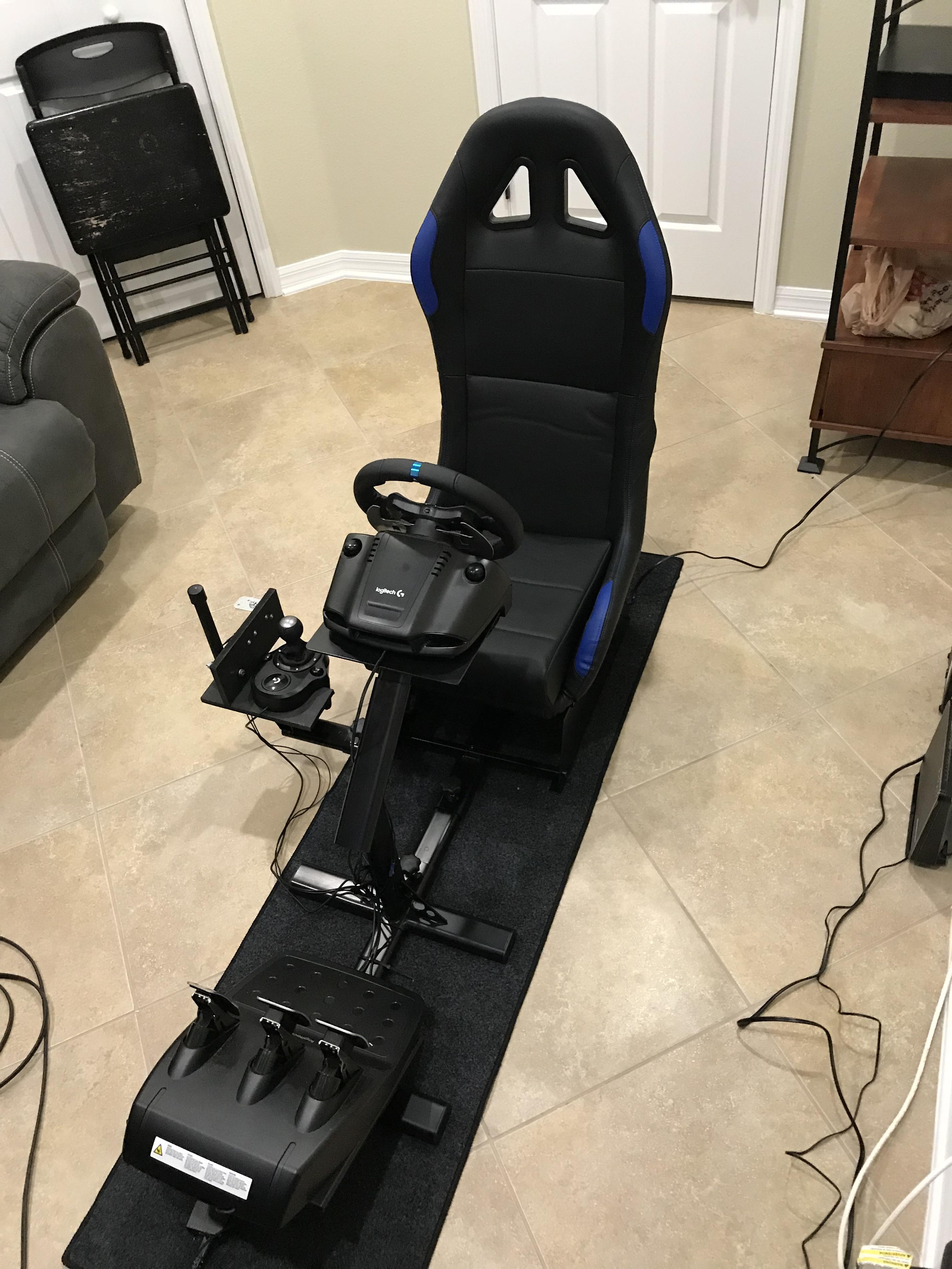 My racing setup. Dirt Rally here I come! r/PSVR