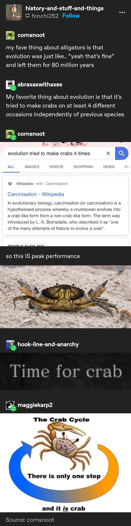 Time for crab tumblr