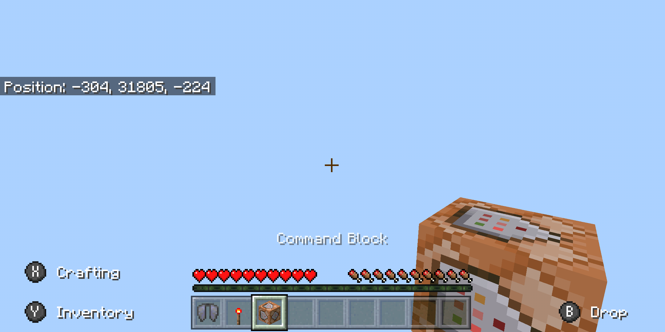 I have finally pushed Minecraft to it's limits (look at the coordinates