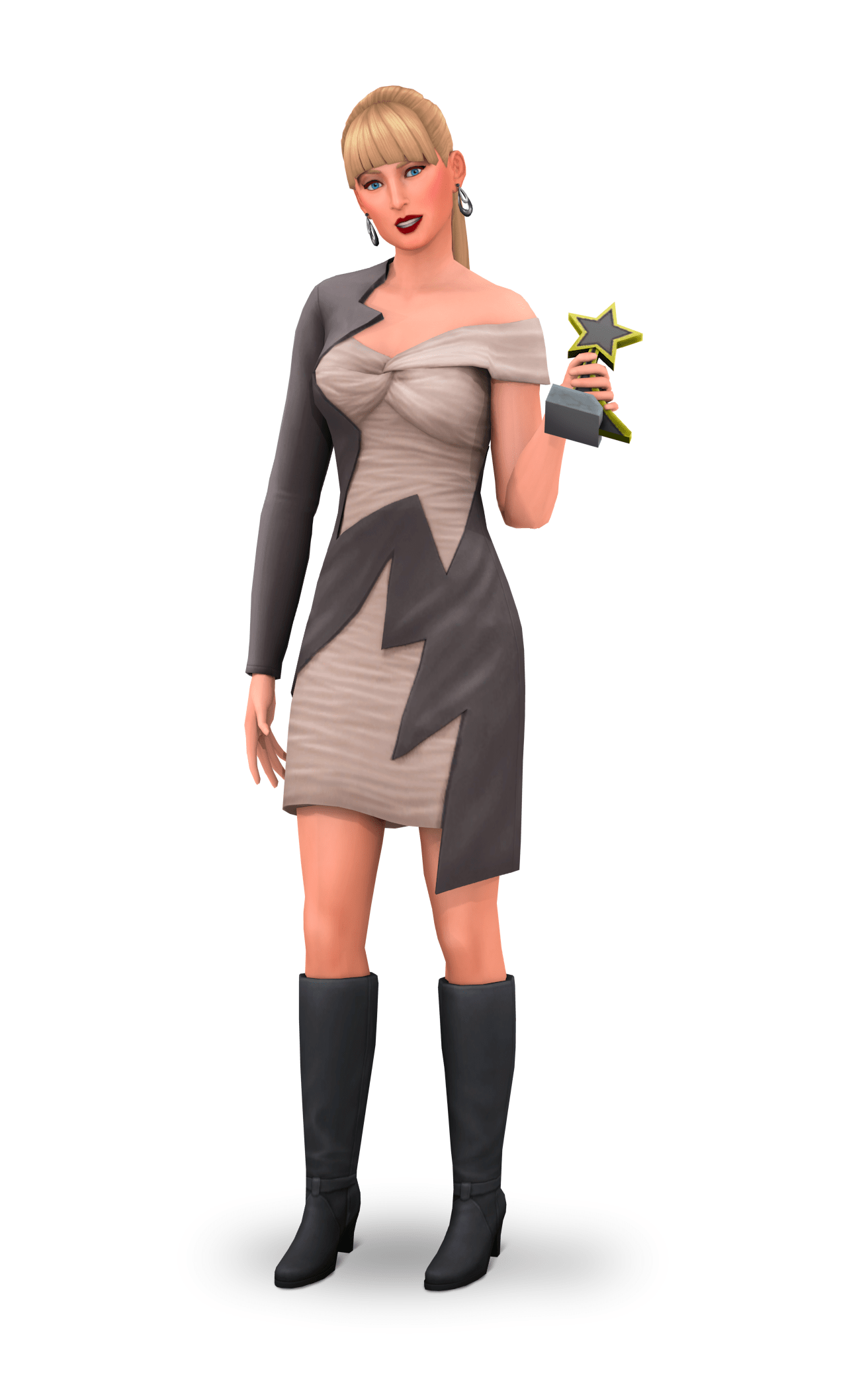 Taylor Swift in The Sims 4 based on the NME Awards