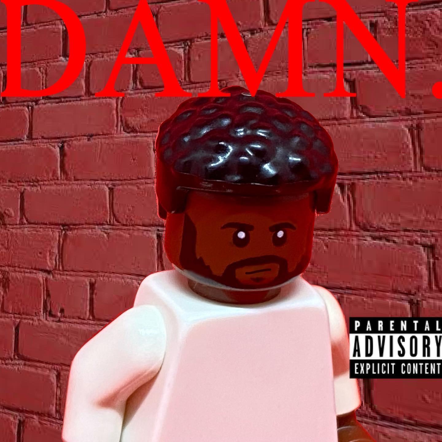 DAMN. cover in LEGO r/KendrickLamar