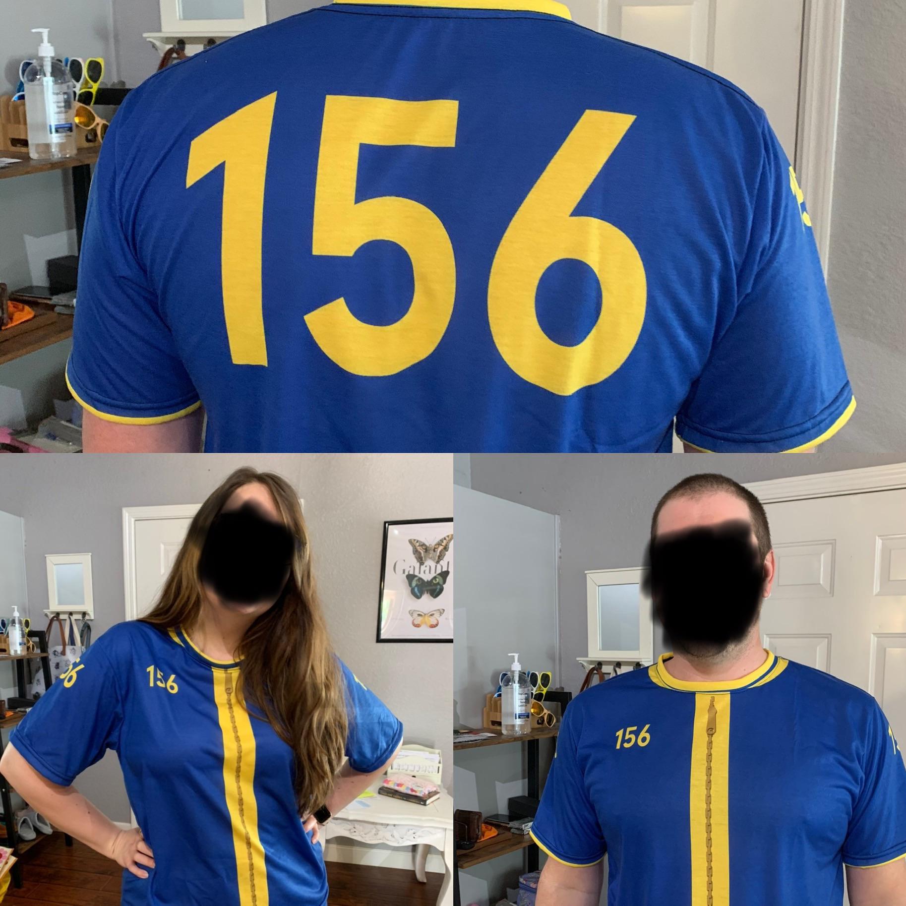 I made custom quarantine costumes for my girlfriend and I. 156 is our