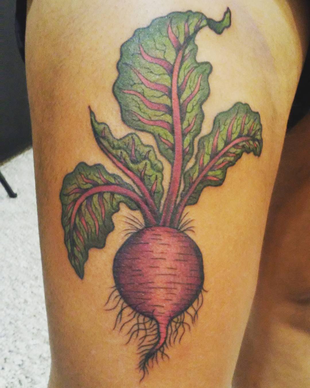 My sweet beet by Jacob at Akara Arts in Milwaukee, WI tattoos