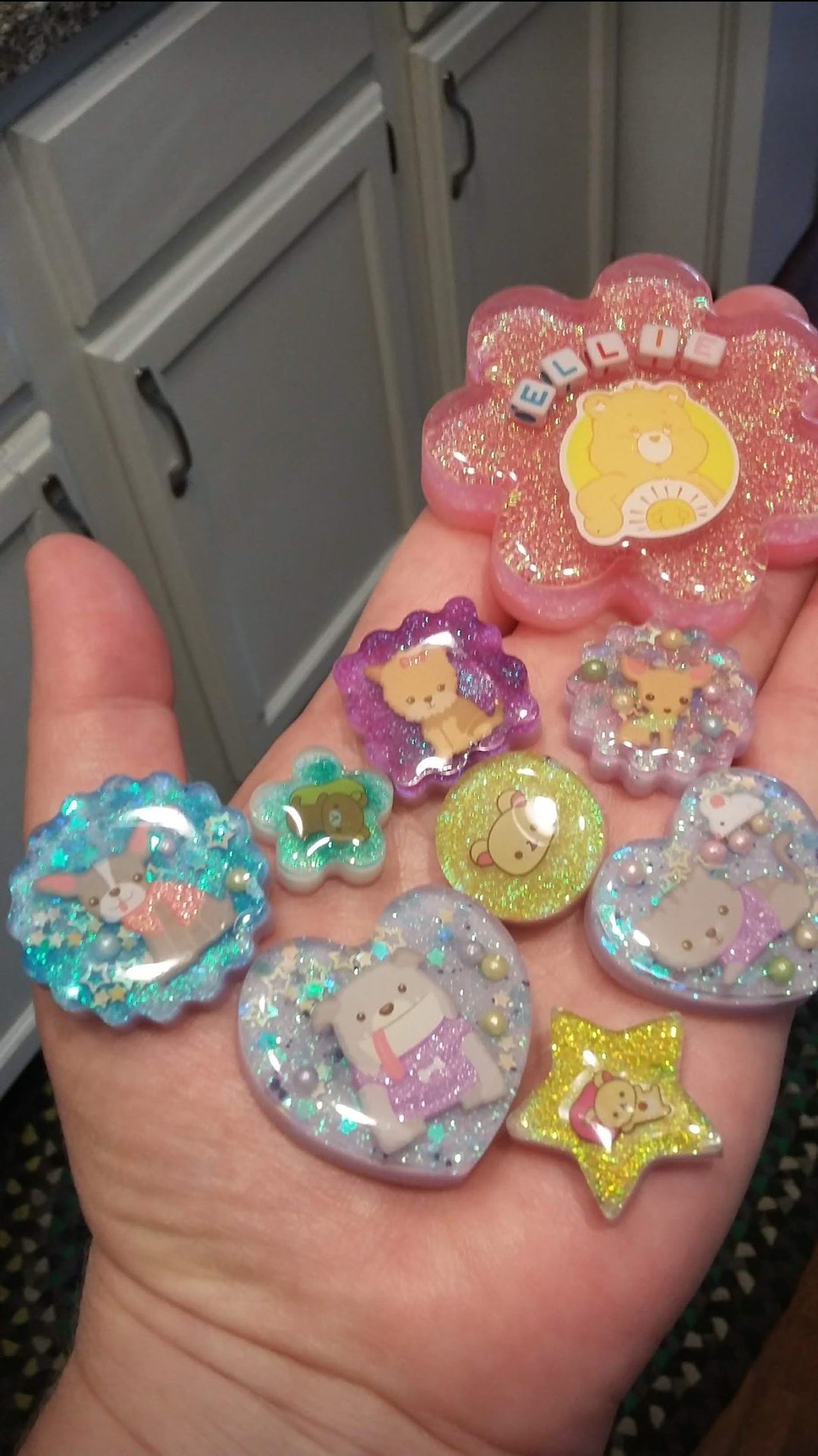 A handful of resin charms. r/ResinCasting
