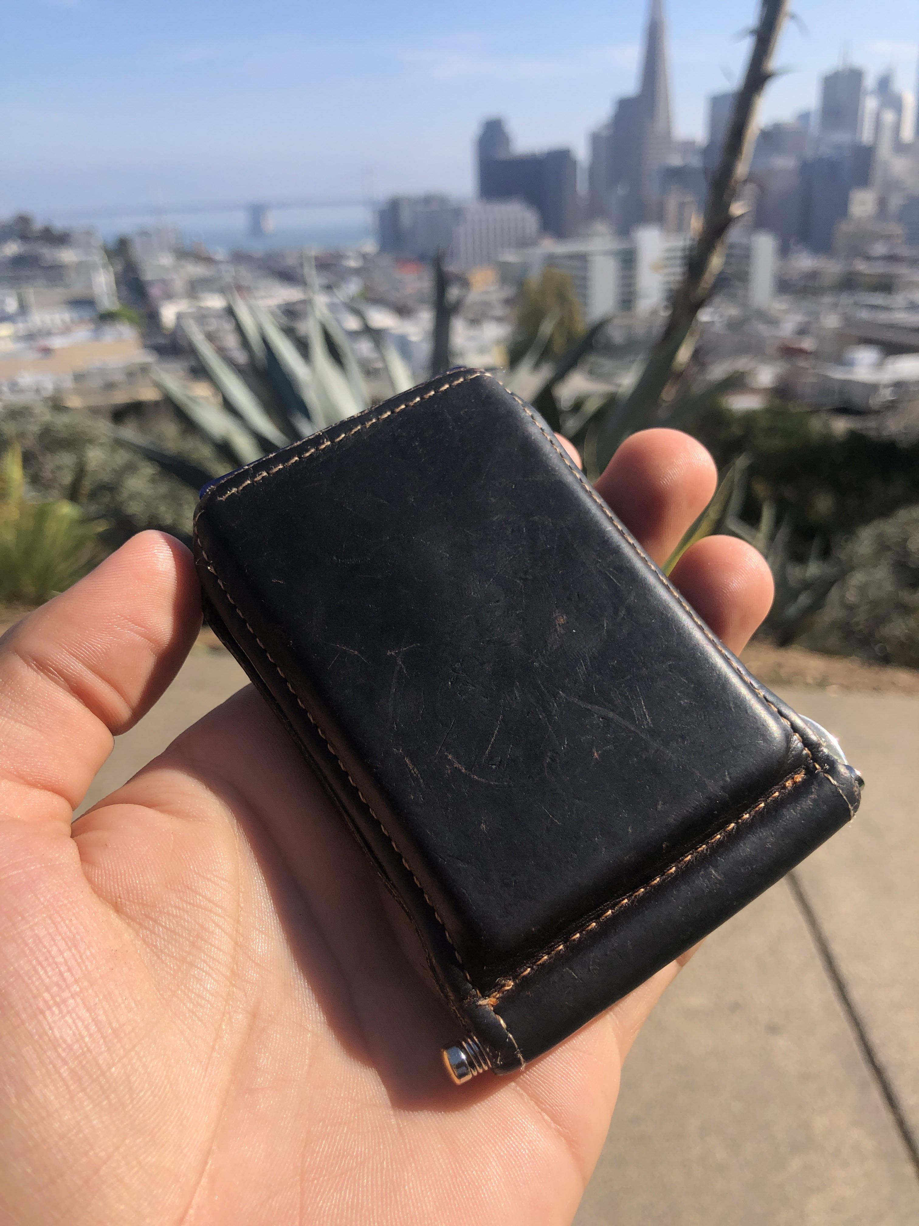 Duluth Pack Slim Fold Wallet I got for my birthday in 2006 before peak