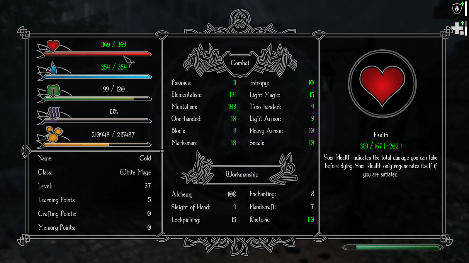 anyone know why i have so much bonus hp? i'm not wearing any set or