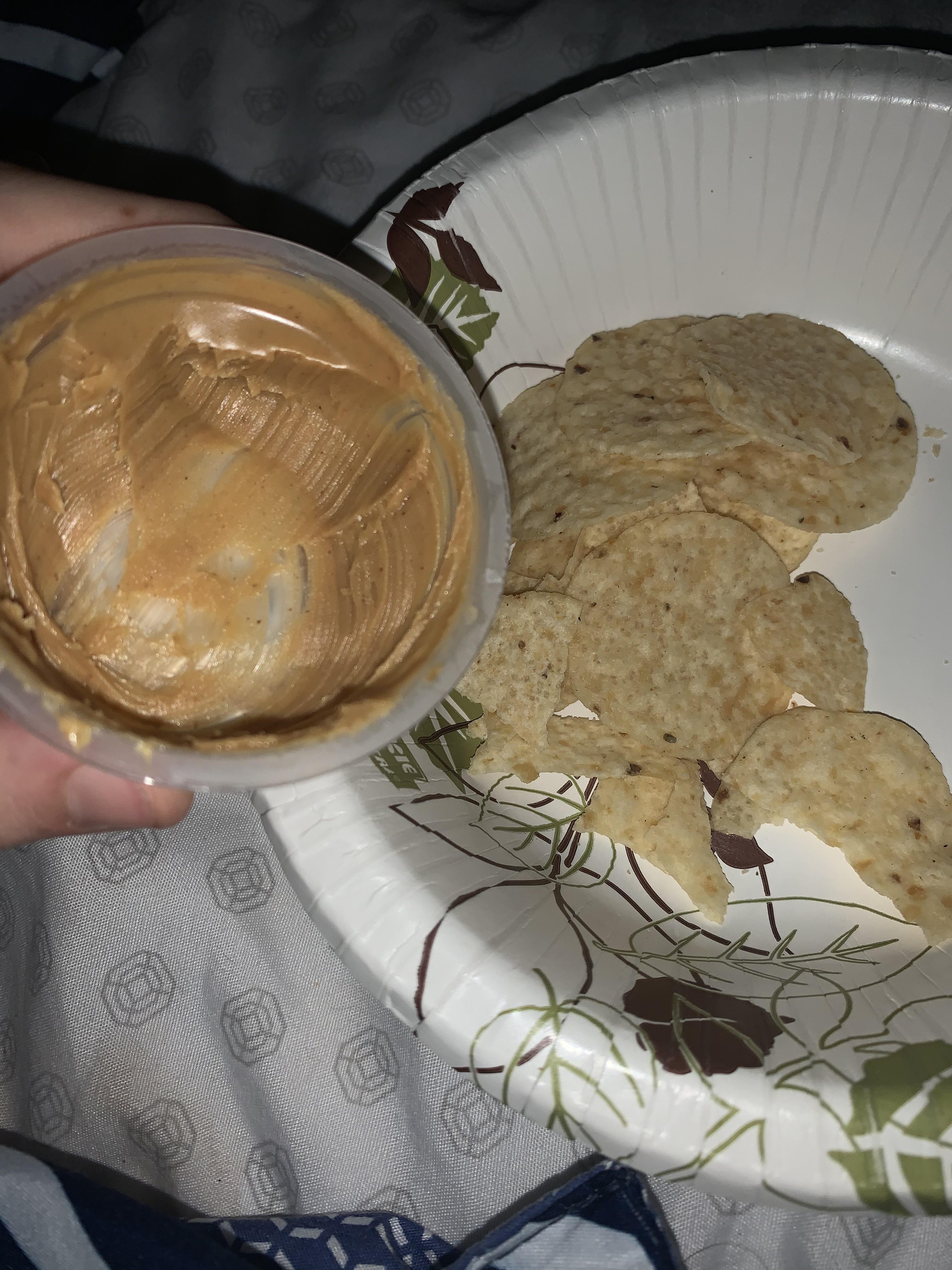 Tortilla chips and Peanut Butter, classic. r/shittyfoodporn