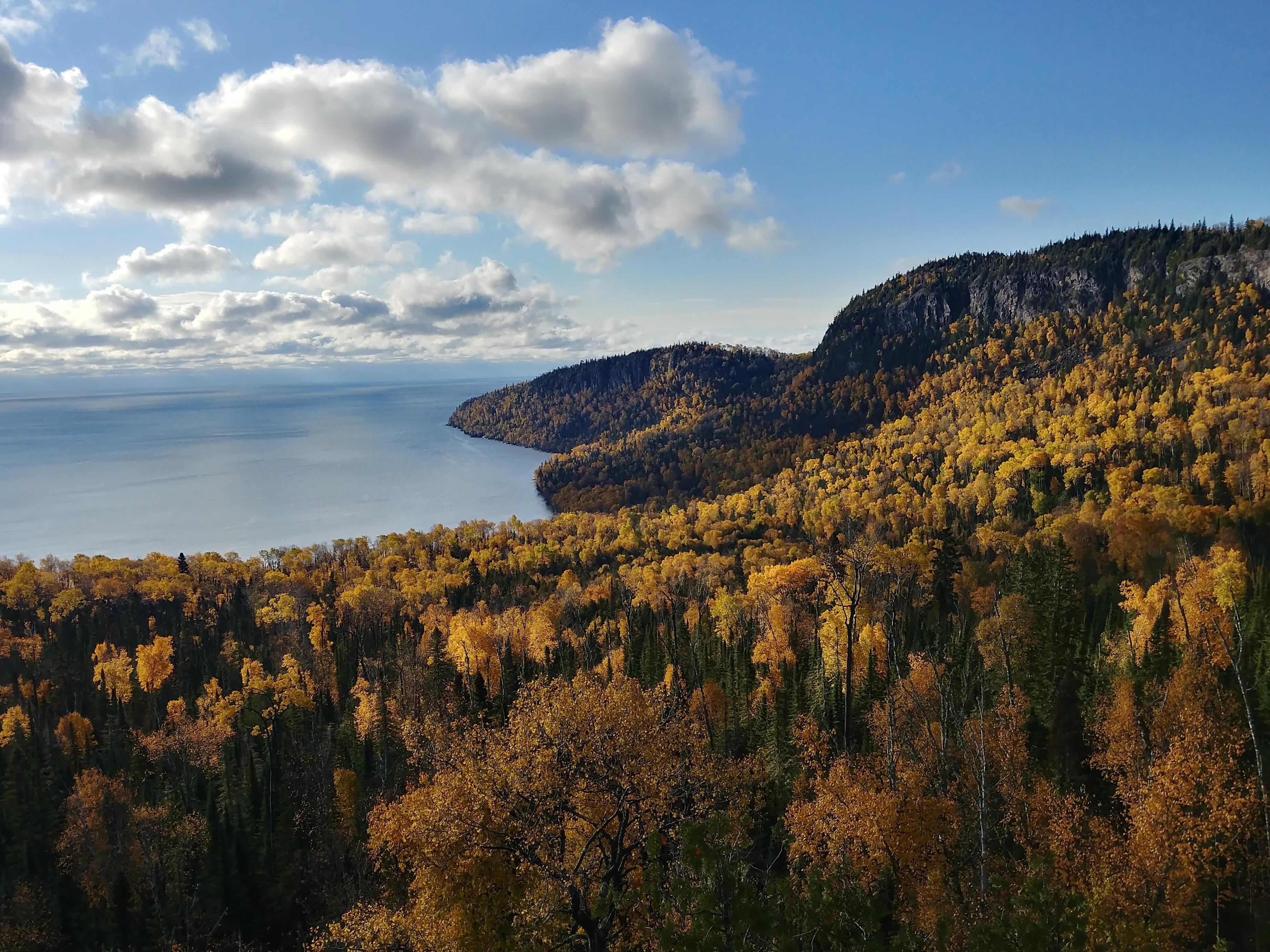 The North Shore of Lake Superior is a very beautiful place. North of