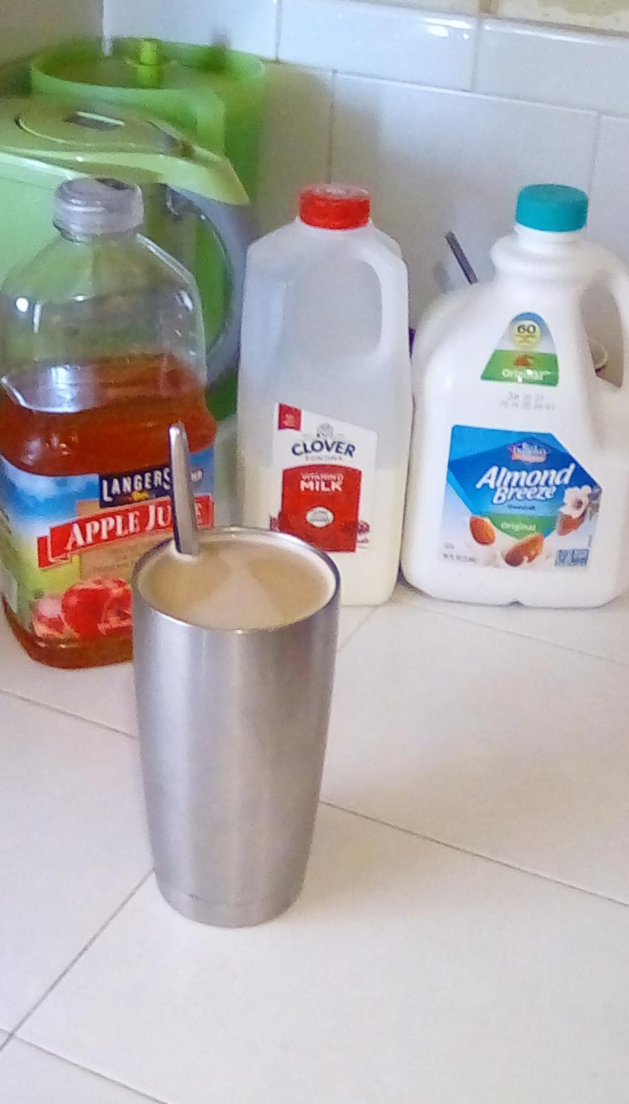 When i make coffee you get instant mixed with equal parts apple juice