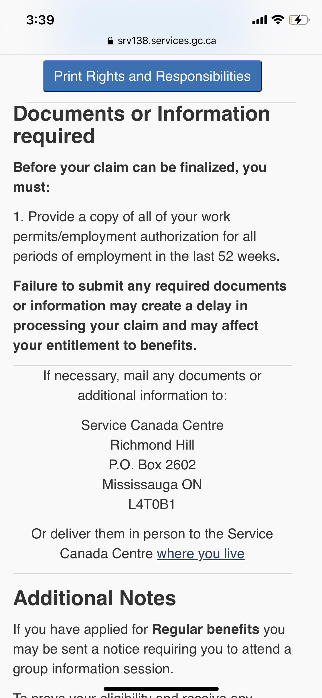 New Ei asking for weekly work permit? EICERB