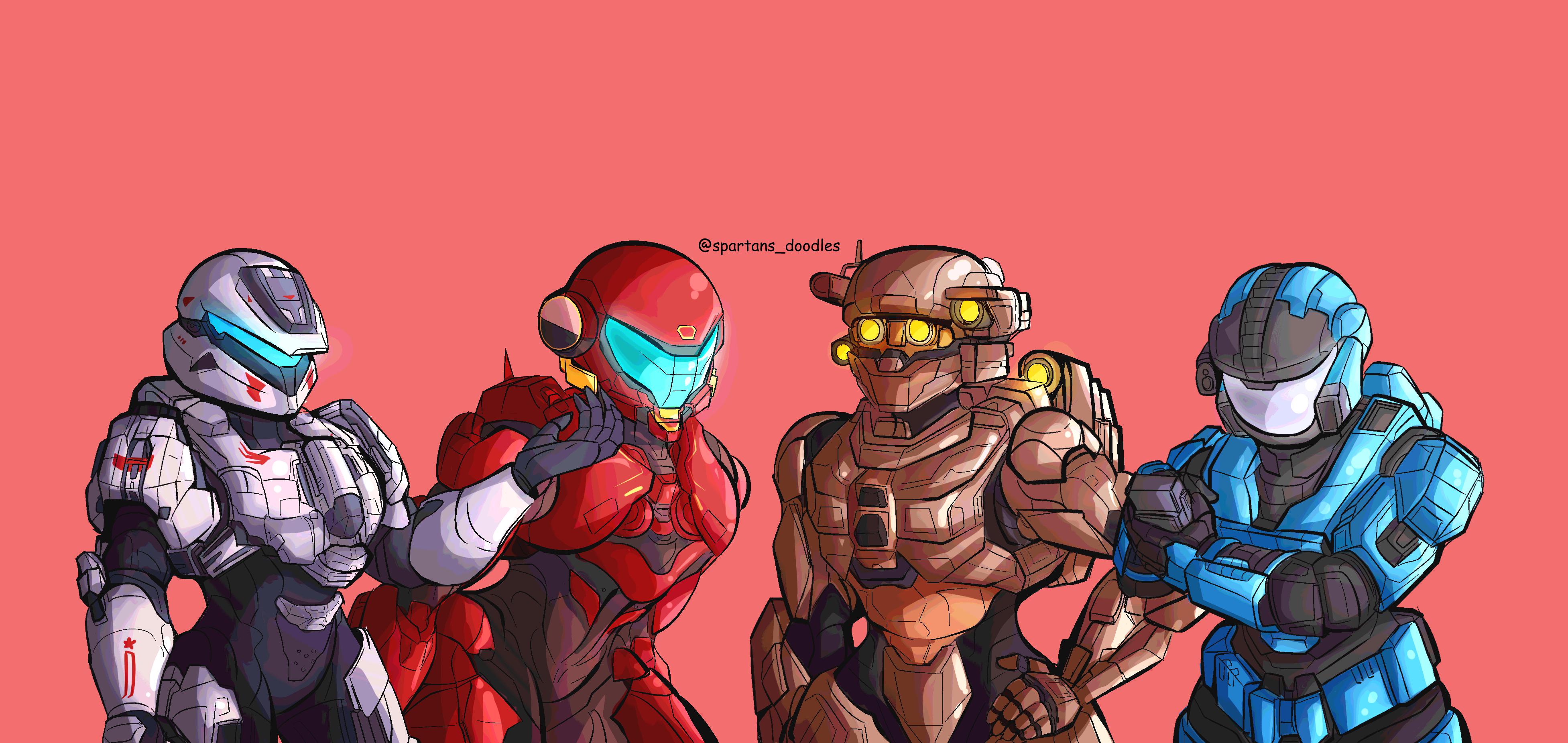 Halo Female Spartan Drawing