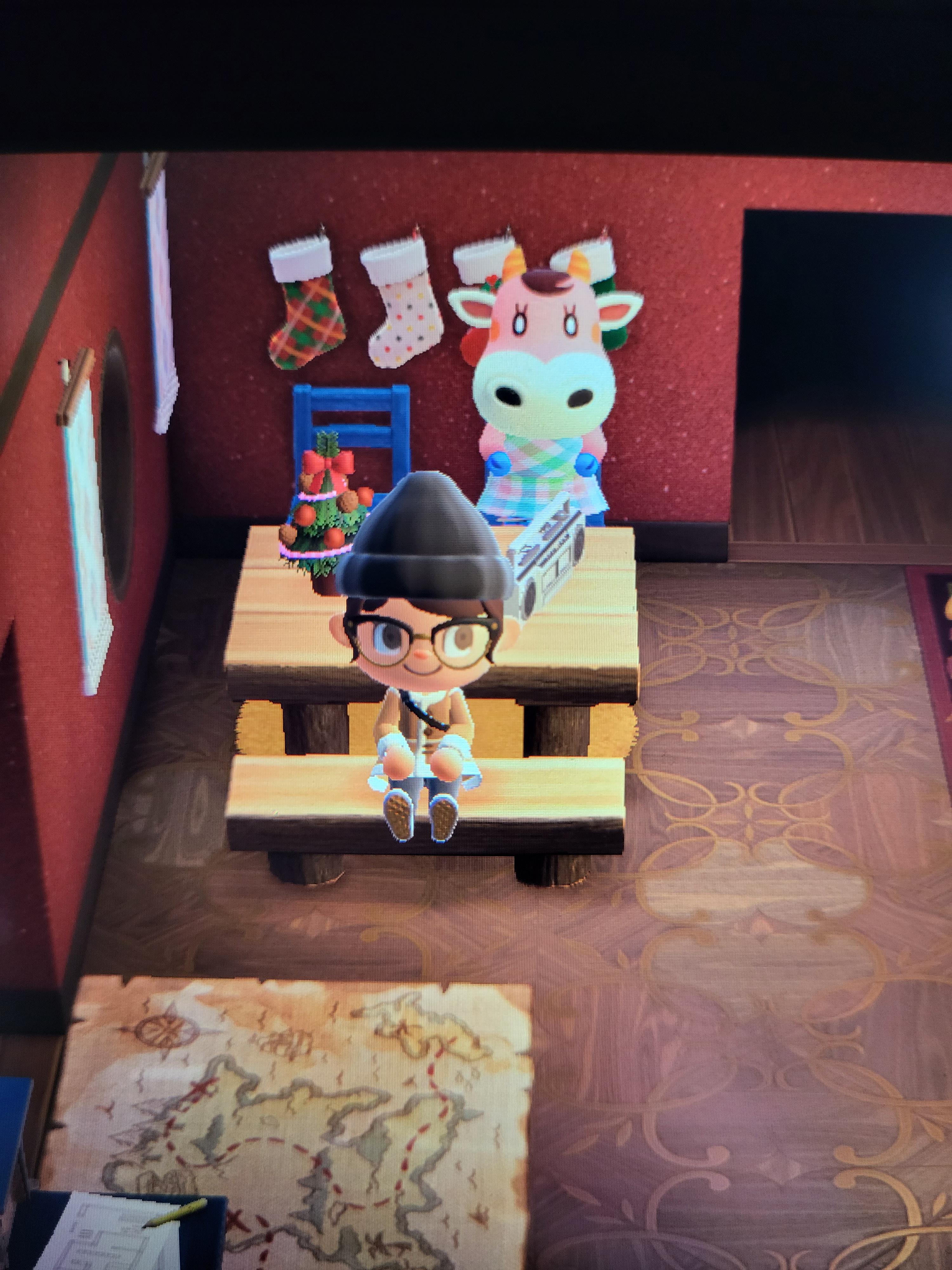 S.O.S. I invited my favorite villager over because she was sad... it