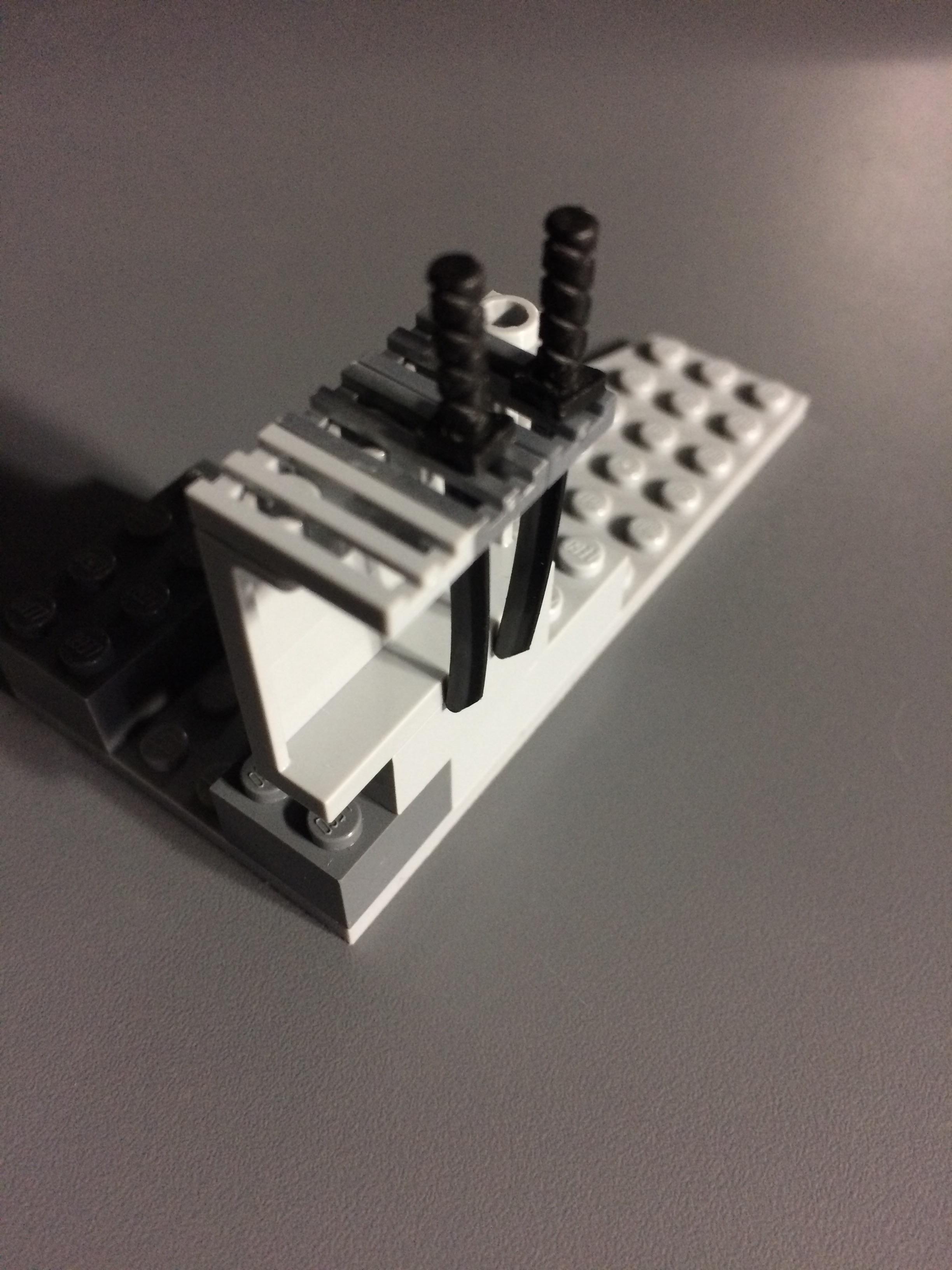 Has anyone realized how you can do this as a sword holder?!?!?! r/lego