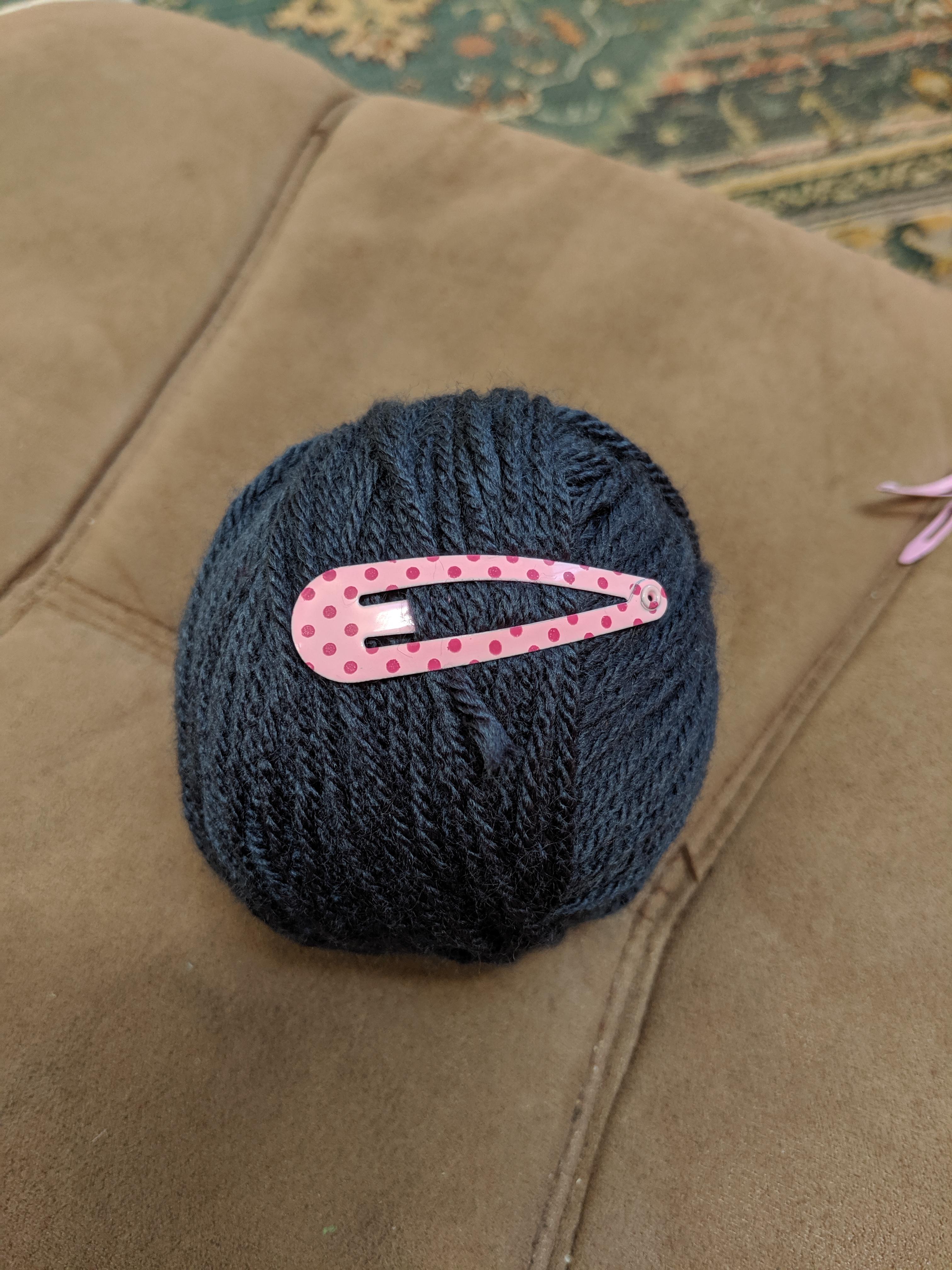 My solution to loose ends on a yarn ball!! r/knitting