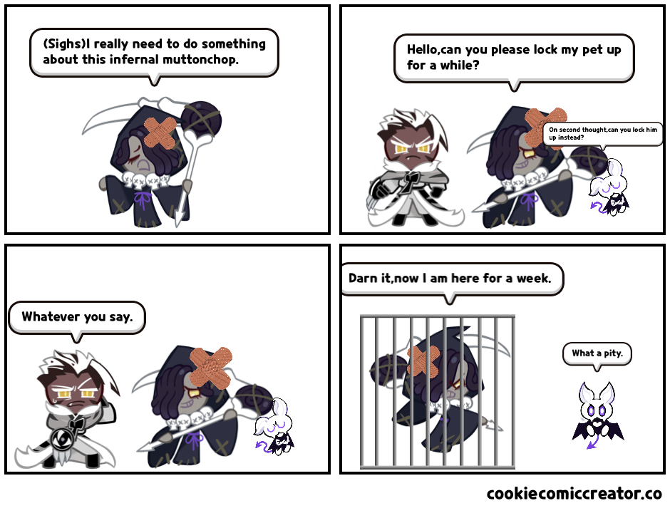 Part 2 of Licorice cookie and bat cat r/Cookierun