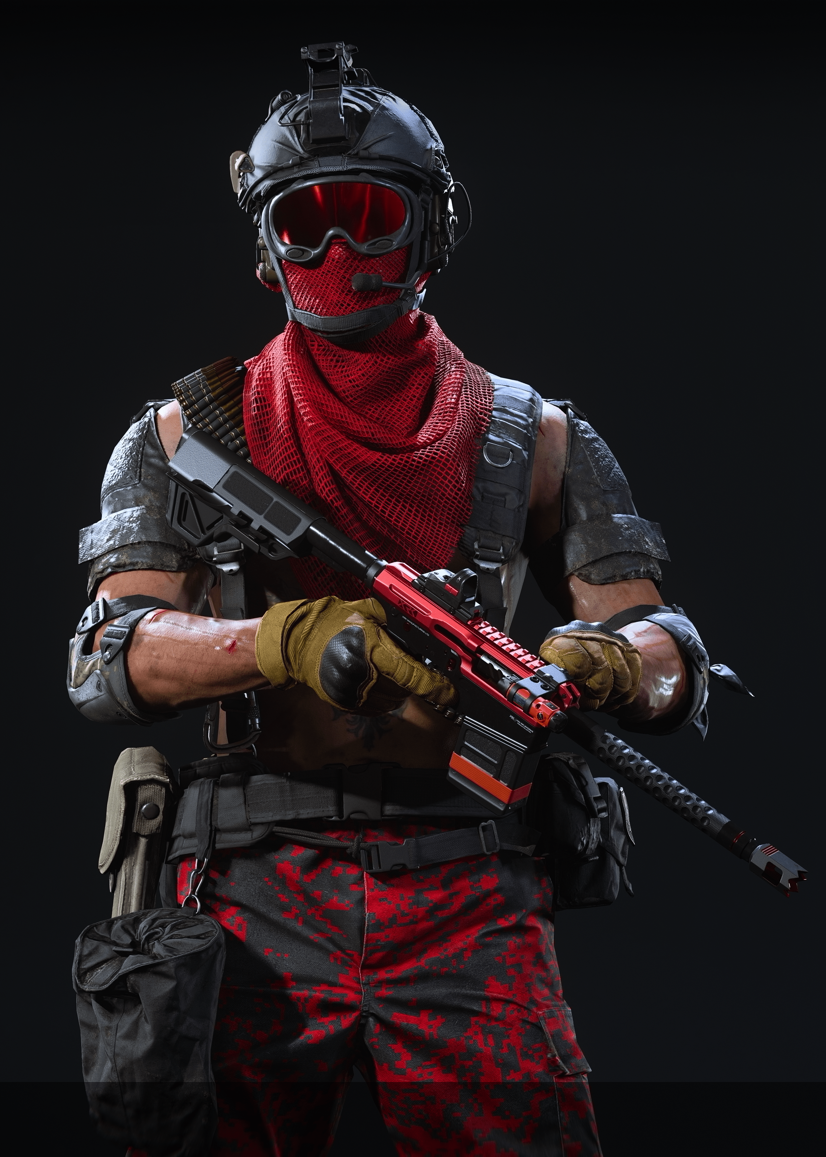 Kreuger Firestarter Store Operator Skin with VLK Rogue Caldera Store Blueprint rendered in
