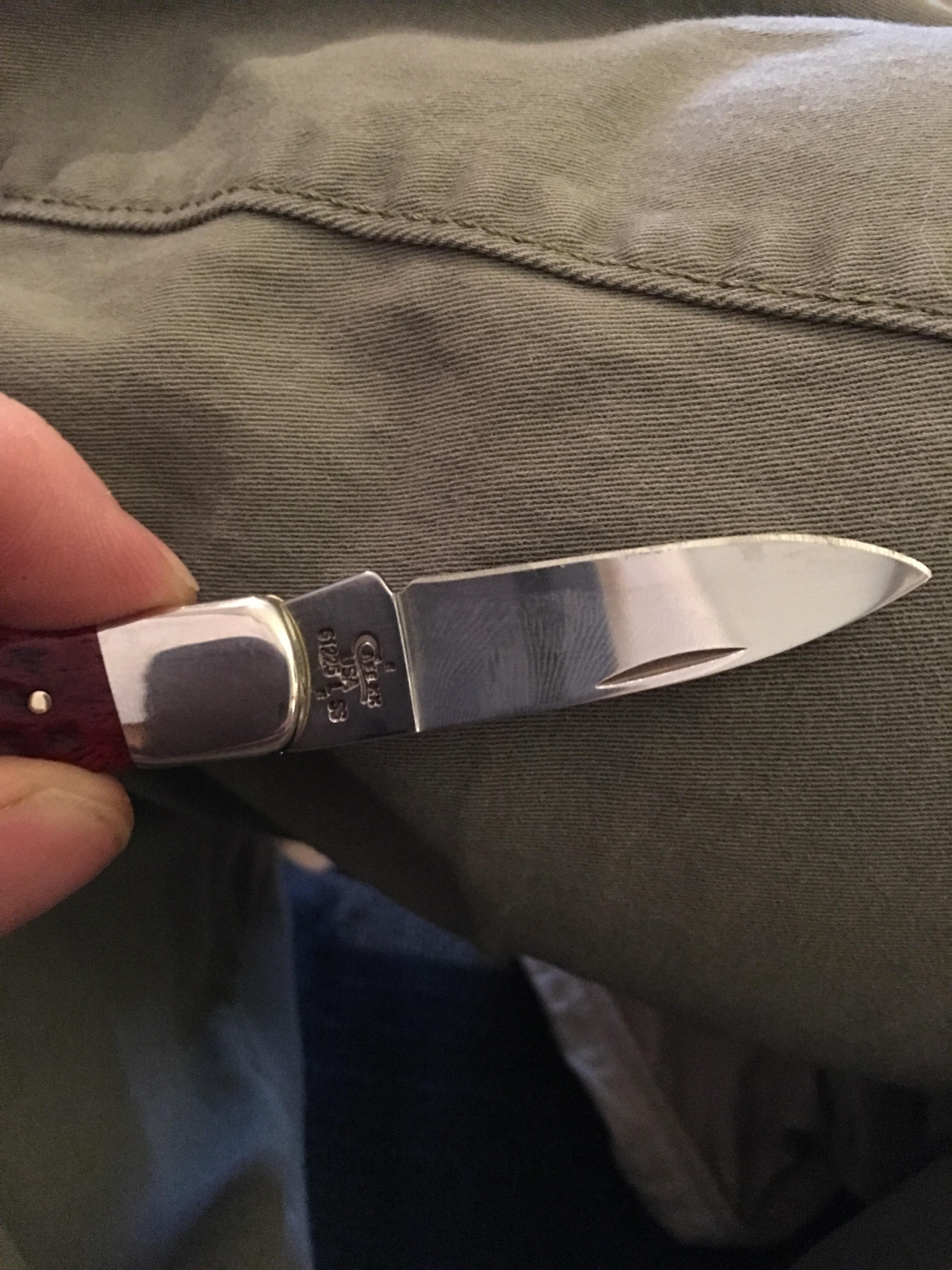 Just bought this Case knife off Amazon. Do you guys think that tip has