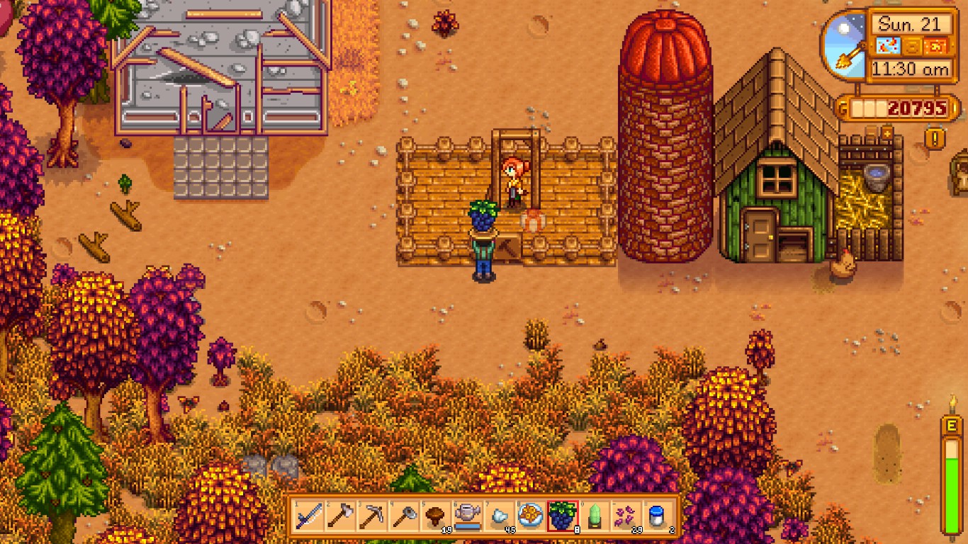 Hey Robin, stop working on my barn and have your birthday gift! r