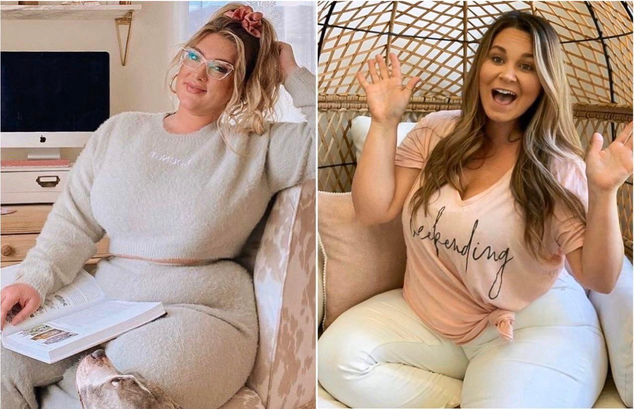 Who wears the weight better... Taya or Olivia Jensen? bigger