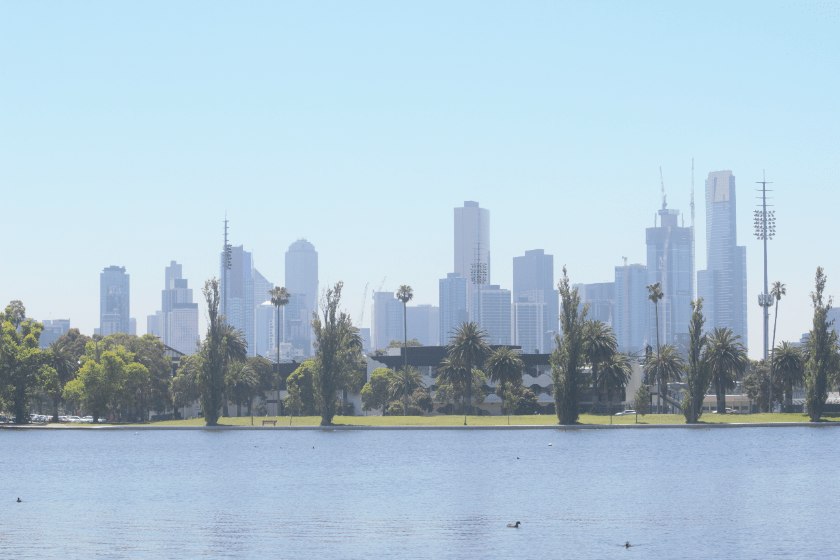 City view from Albert Park r/melbourne