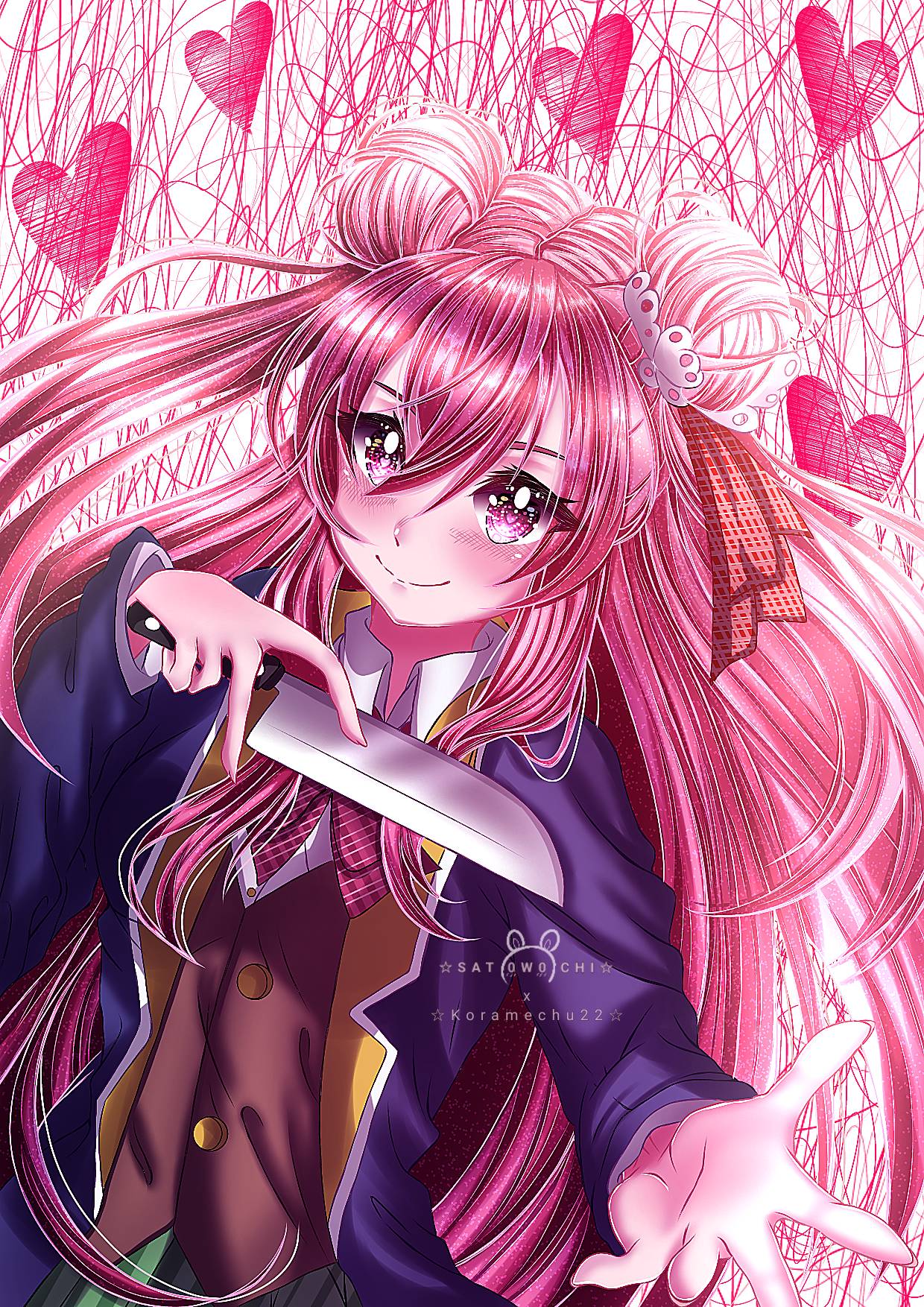 Satou Matsuzaka fanart yandere
